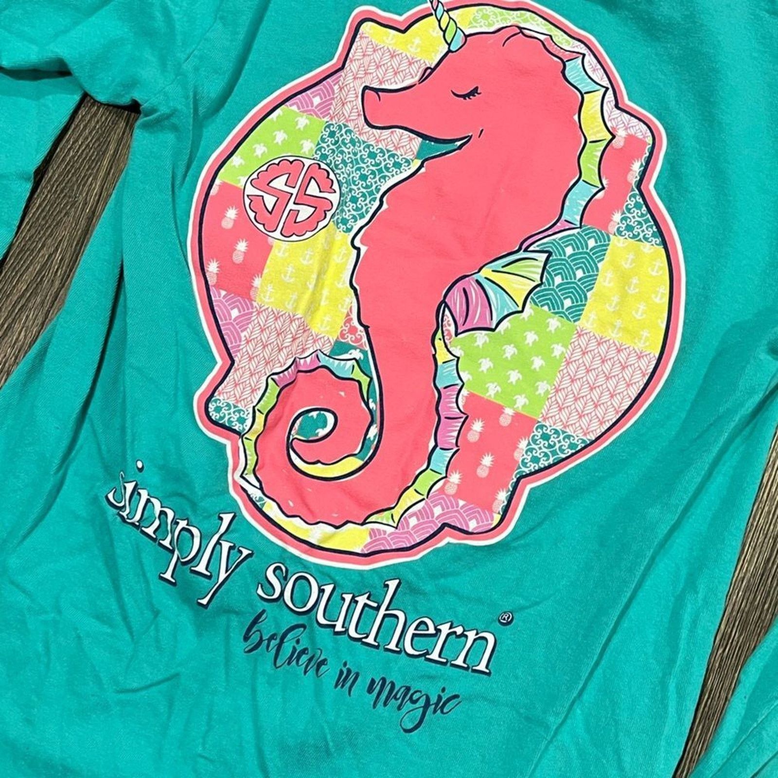Vintage Simply Southern Tee Shirt Believe in Magic Long Sleeve S Size S / US 4 / IT 40 - 3 Thumbnail