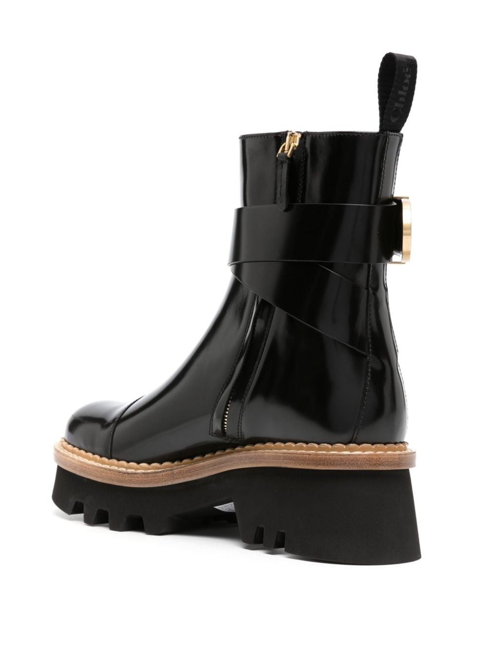 Chloe o1loc1c0325 CHC23 Ankle Boots in Black Size US 8 / IT 38 - 3 Thumbnail