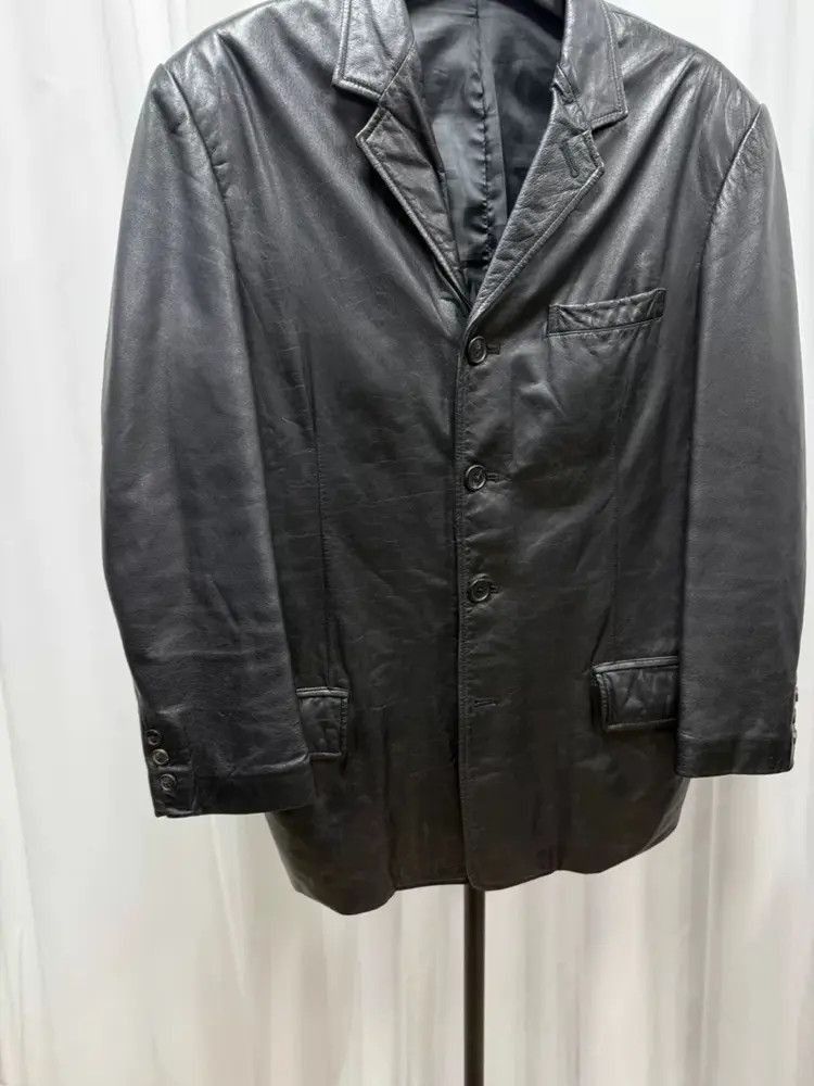 Yohji Yamamoto Yohji Yamamoto Y’s 90s relaxed fit leather jacket-2505 Size US M / EU 48-50 / 2 - 4 Thumbnail