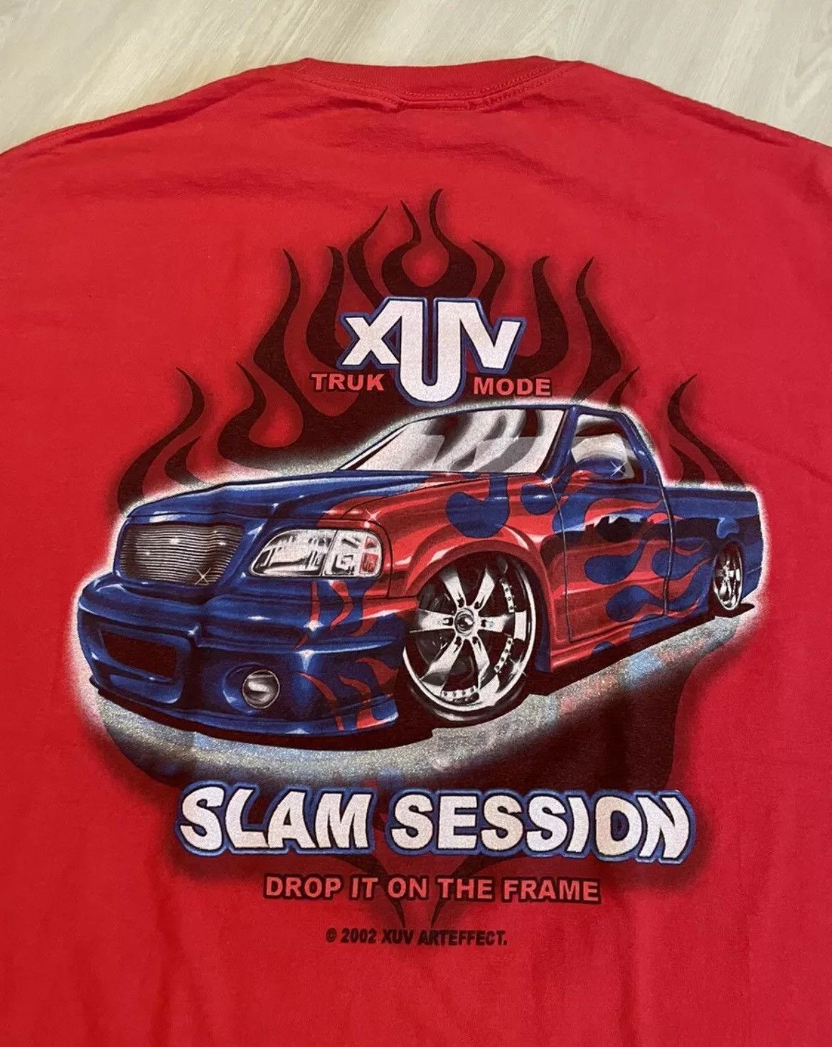 Ford × Vintage Vintage Lowrider Dropped Truck Shirt Mens Large Size US L / EU 52-54 / 3 - 2 Thumbnail