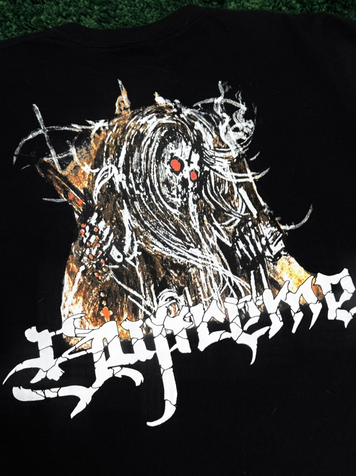 Supreme Supreme Satan Grim Reaper Painting Tee Black FW24 Skull Size US M / EU 48-50 / 2 - 2 Thumbnail
