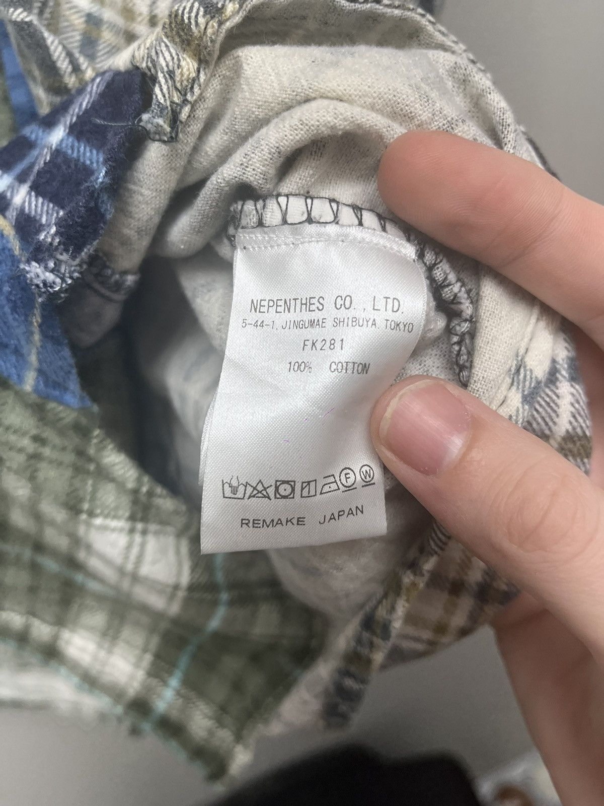 Needles Needles Rebuild 7 Cut Flannel Shirt Size US L / EU 52-54 / 3 - 10 Thumbnail