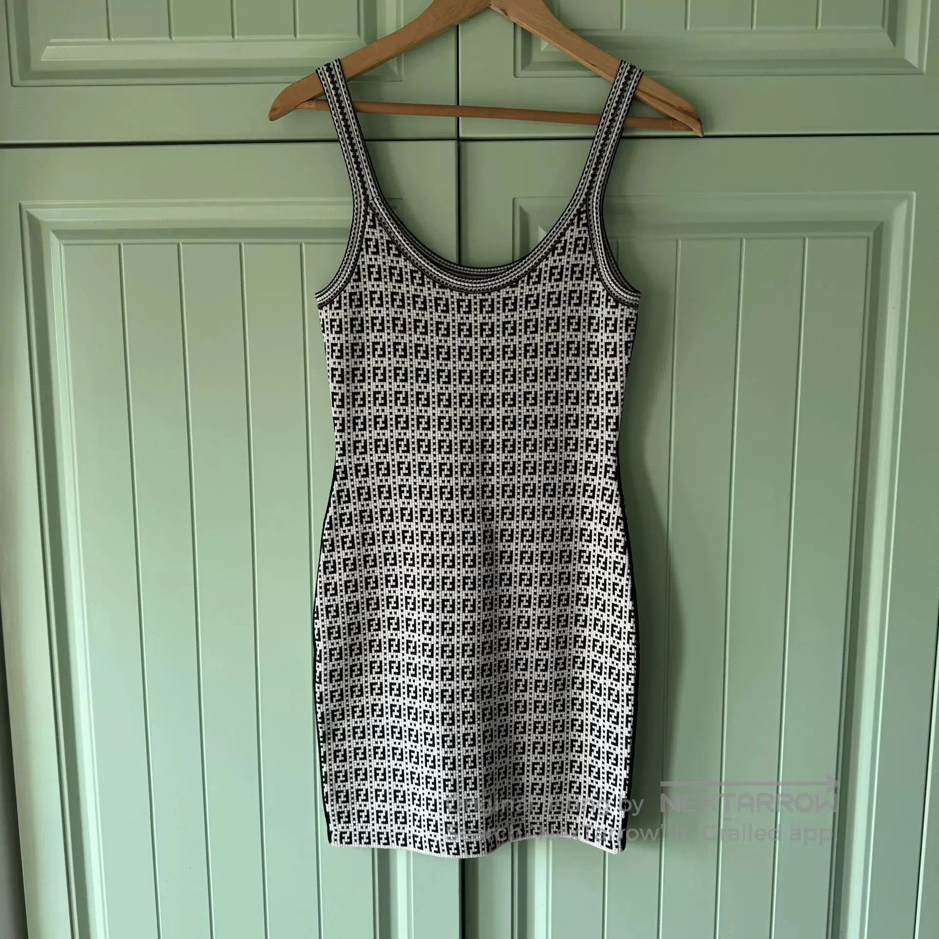 Fendi FENDI FF Logo Sling Dress. Size S / US 4 / IT 40 - 1 Thumbnail