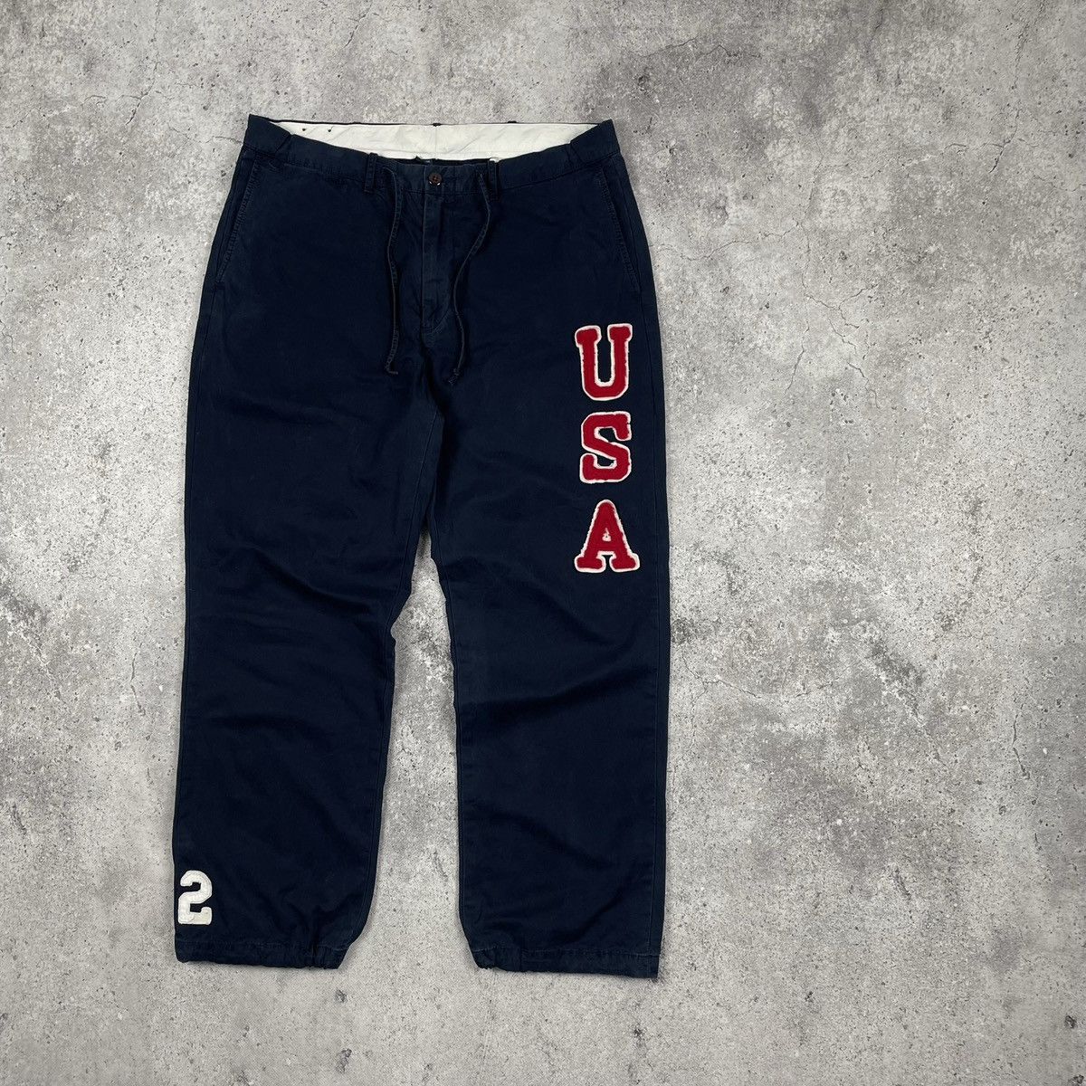 Polo Ralph Lauren Vintage Polo Ralph Lauren USA Logo Pants Size US 36 / EU 52 - 1 Thumbnail