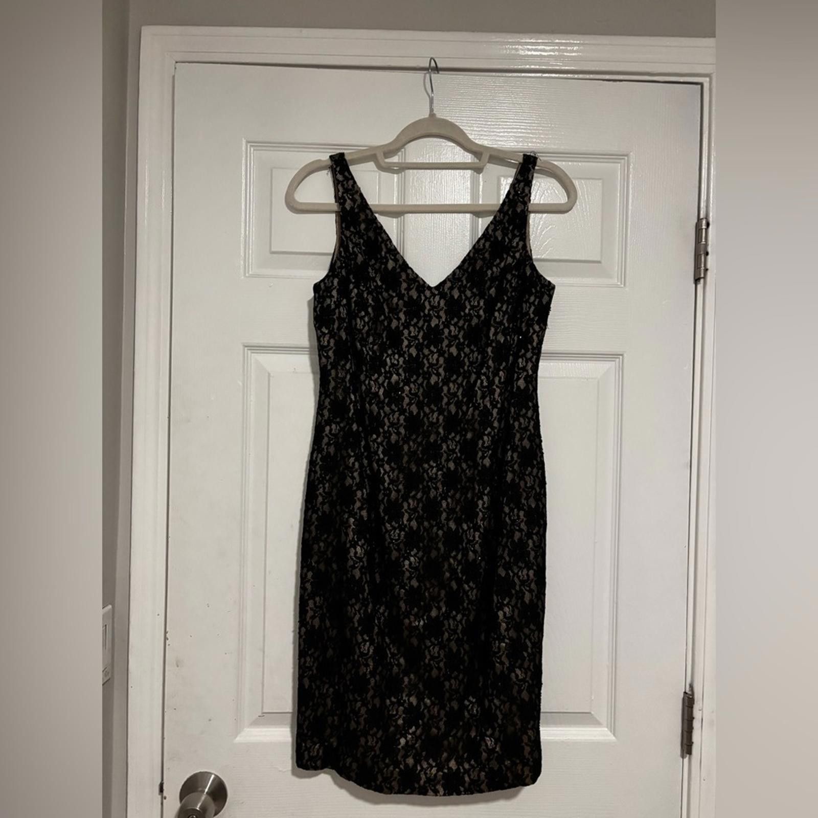 Other Elegant Black Lace Dress Size XL / US 12-14 / IT 48-50 - 1 Thumbnail