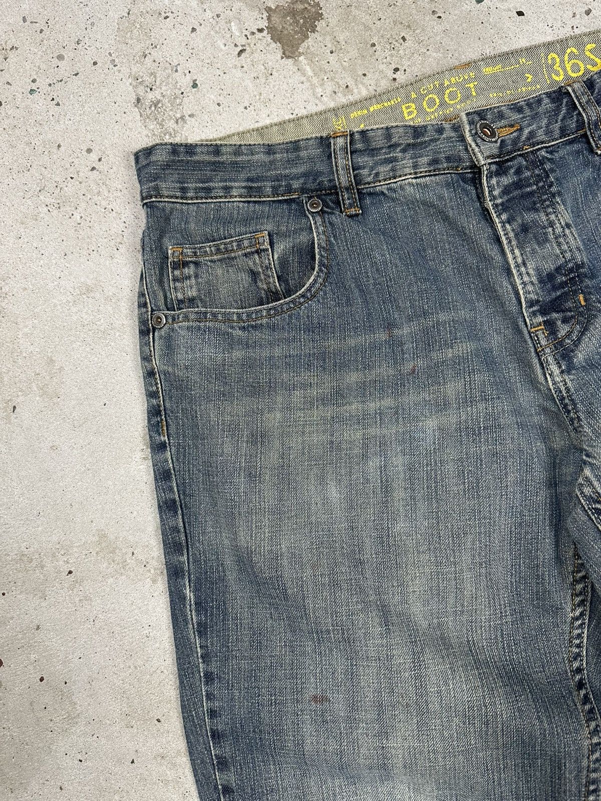 If Six Was Nine Vintage Y2K Baggy Flare Boot Cut Distressed Jeans Japanese Size US 38 / EU 54 - 9 Thumbnail