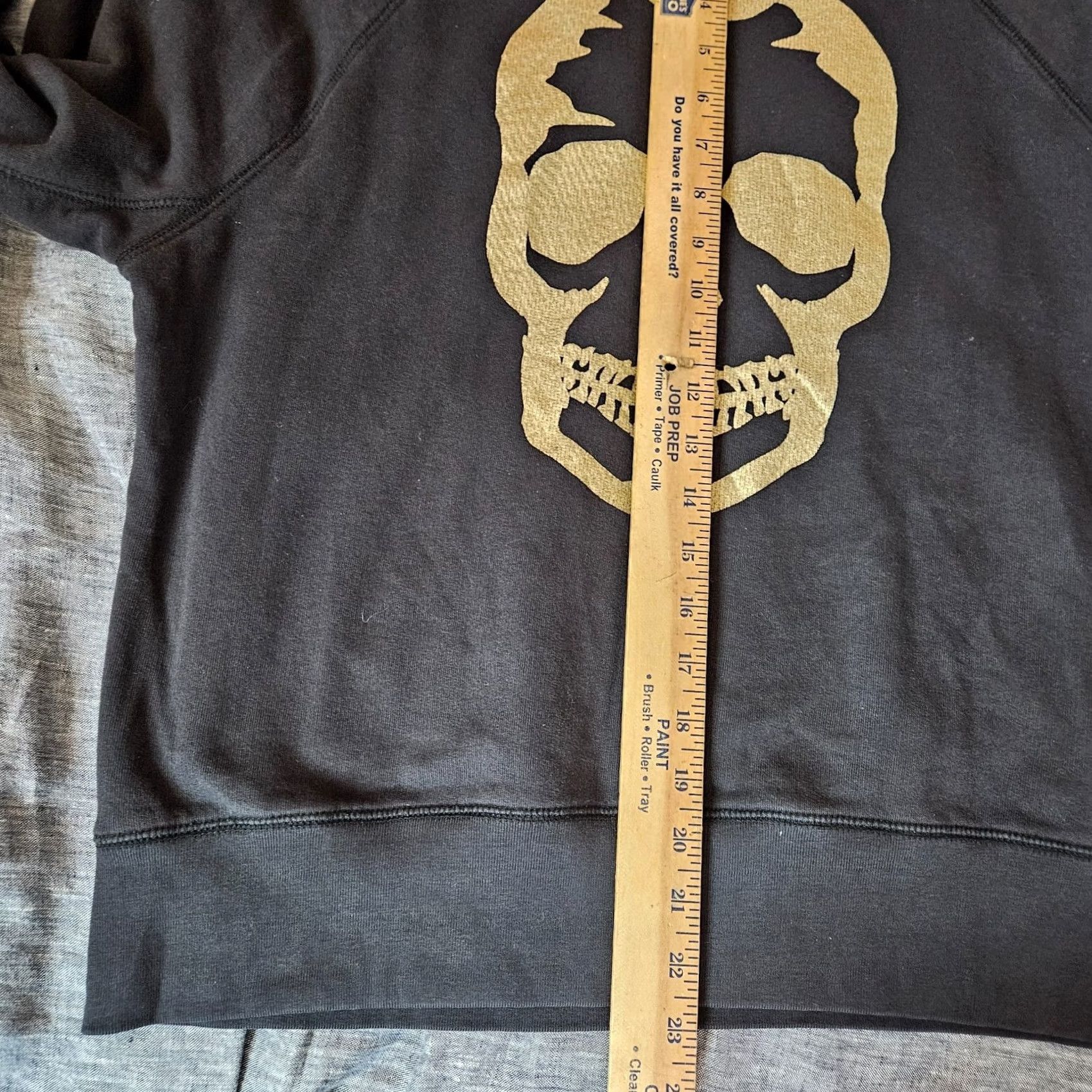 Zadig & Voltaire VINTAGE Zadig & Voltaire Upper Skull Sweatshirt Black Logo Pullover Women M Crew Neck, Raglan Sleeve, Cotton, All Seasons, Regular Fit Size M / US 6-8 / IT 42-44 - 3 Thumbnail