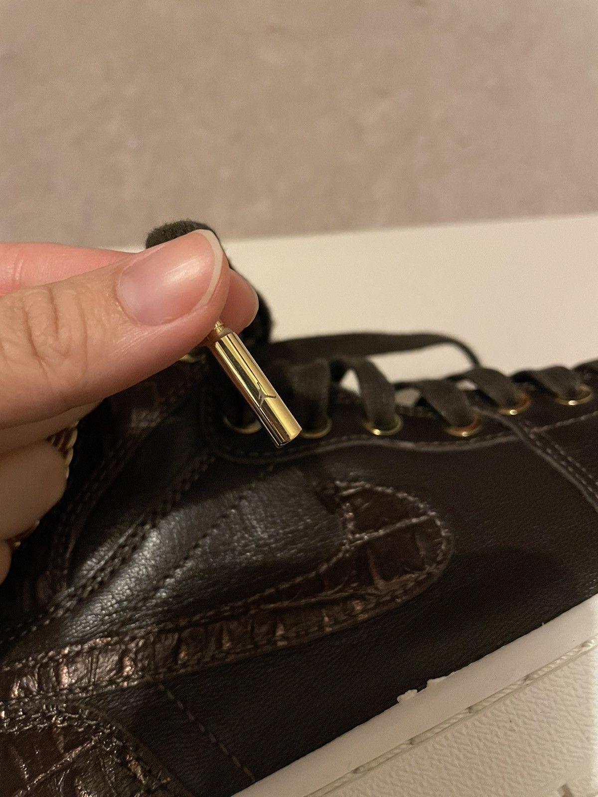 Jordan Brand Nike Air Jordan Retro 1 Pinnacle Baroque Brown Size 9.5 Size US 9.5 / EU 42-43 - 8 Thumbnail