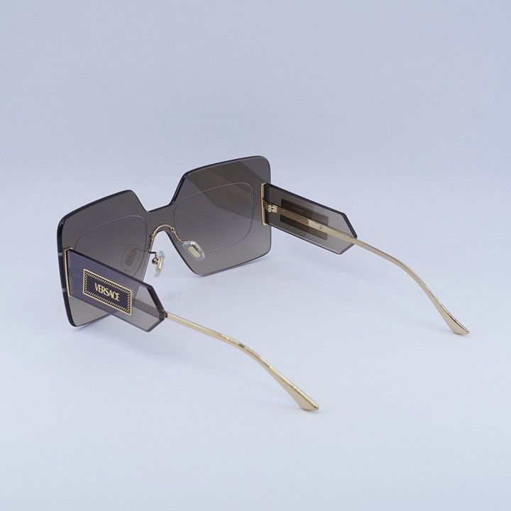 Versace Versace VE2277 10026I Sunglasses Light Transparent Brown Size ONE SIZE - 6 Thumbnail