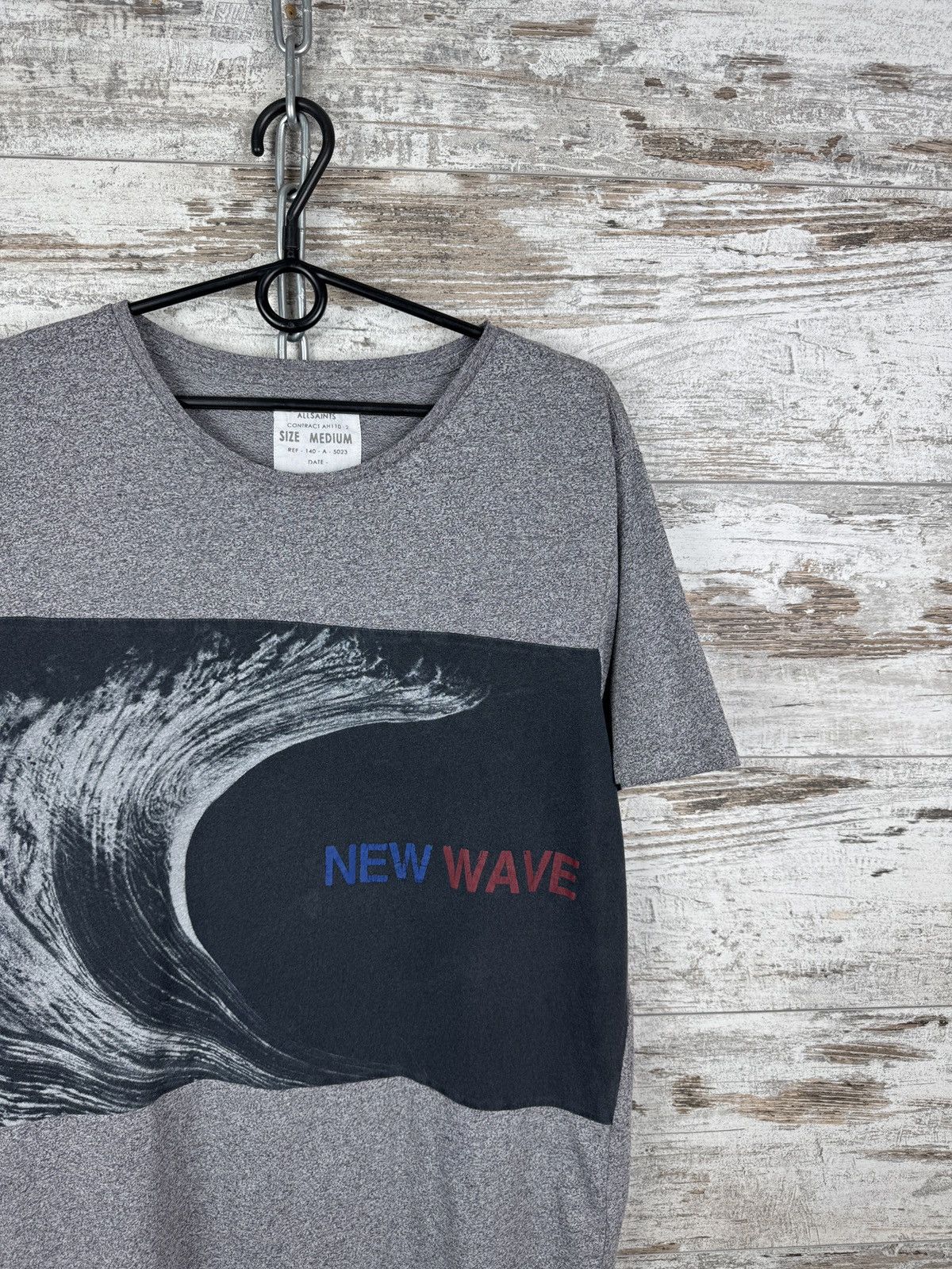 Allsaints Mens Vintage AllSaints T-shirt art big logo tee streetwear Size US M / EU 48-50 / 2 - 3 Thumbnail