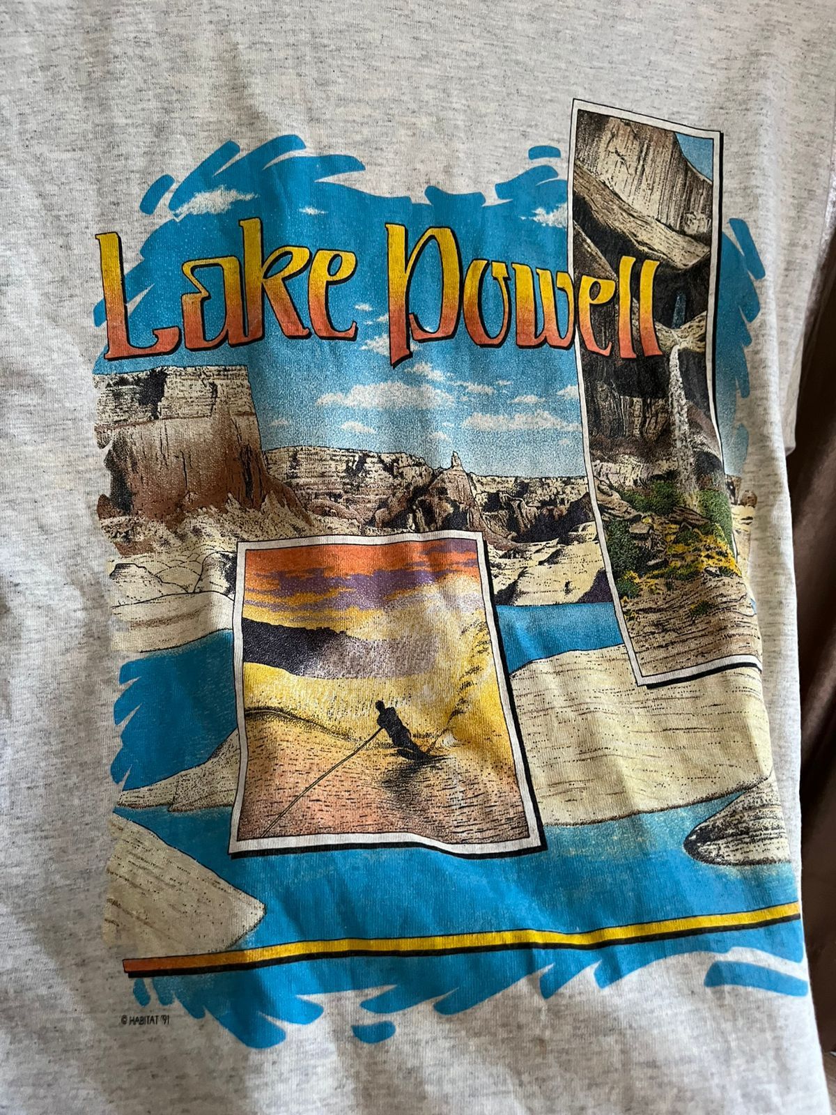 Habitat × Vintage Habitat 1991 lake powell graphic tee tshirt Size US M / EU 48-50 / 2 - 3 Thumbnail
