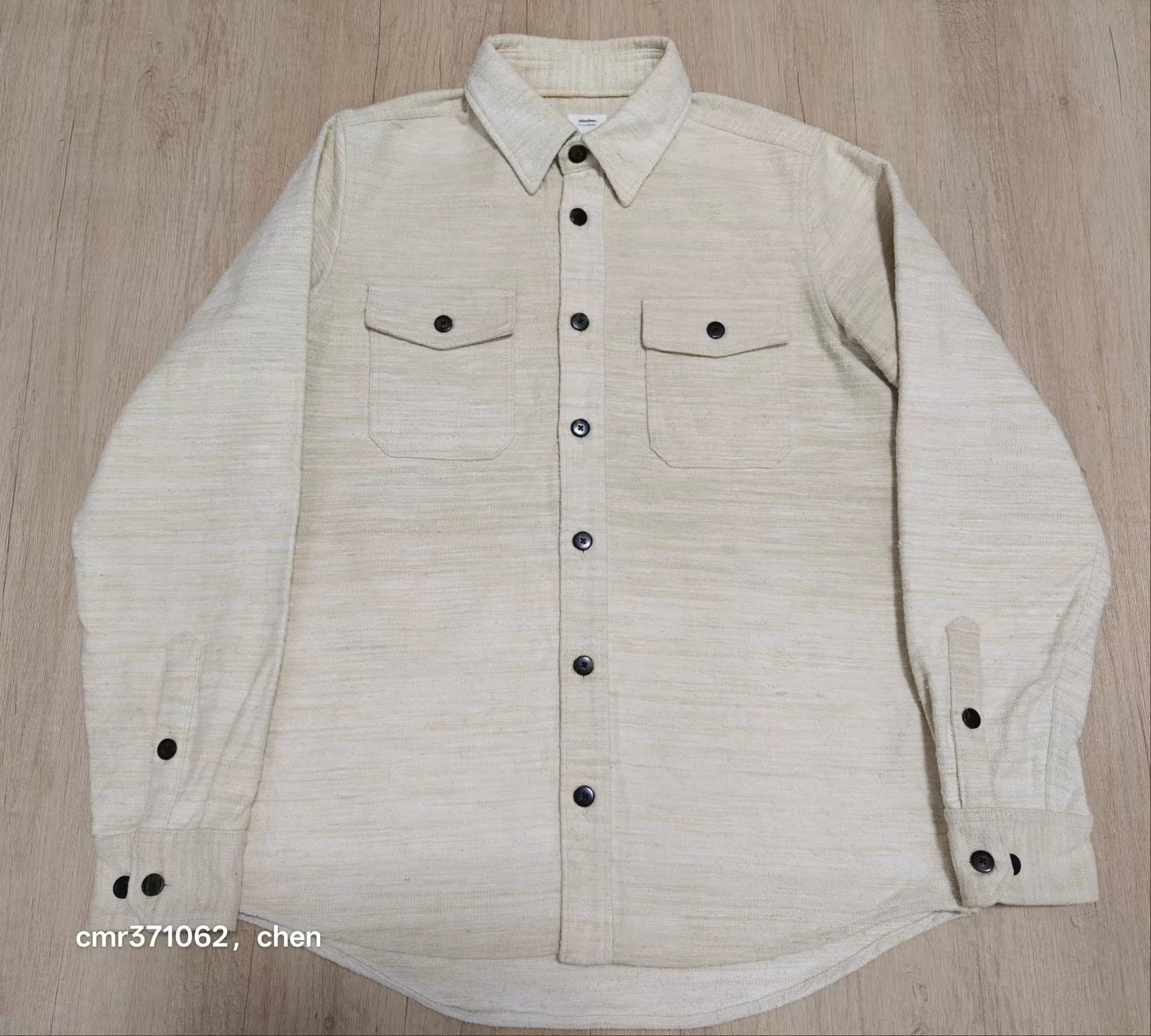 Visvim VISVIM 19AW SPOT BLACK ELK FLANNEL N.D MUD2 Bone Button Size US M / EU 48-50 / 2 - 1 Thumbnail