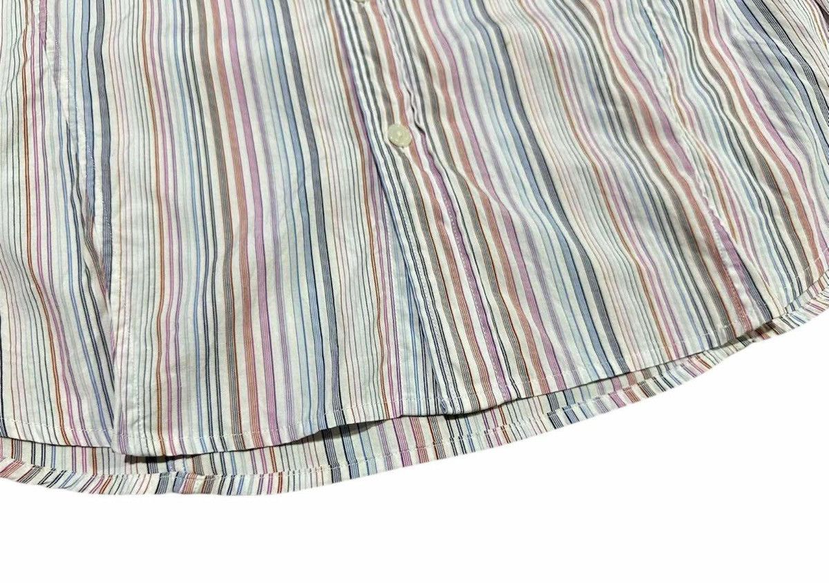 PPFM 🔥Sick Y2K PPFM Poem Striped Shirt Long Sleeve Double Collar Size US L / EU 52-54 / 3 - 3 Thumbnail