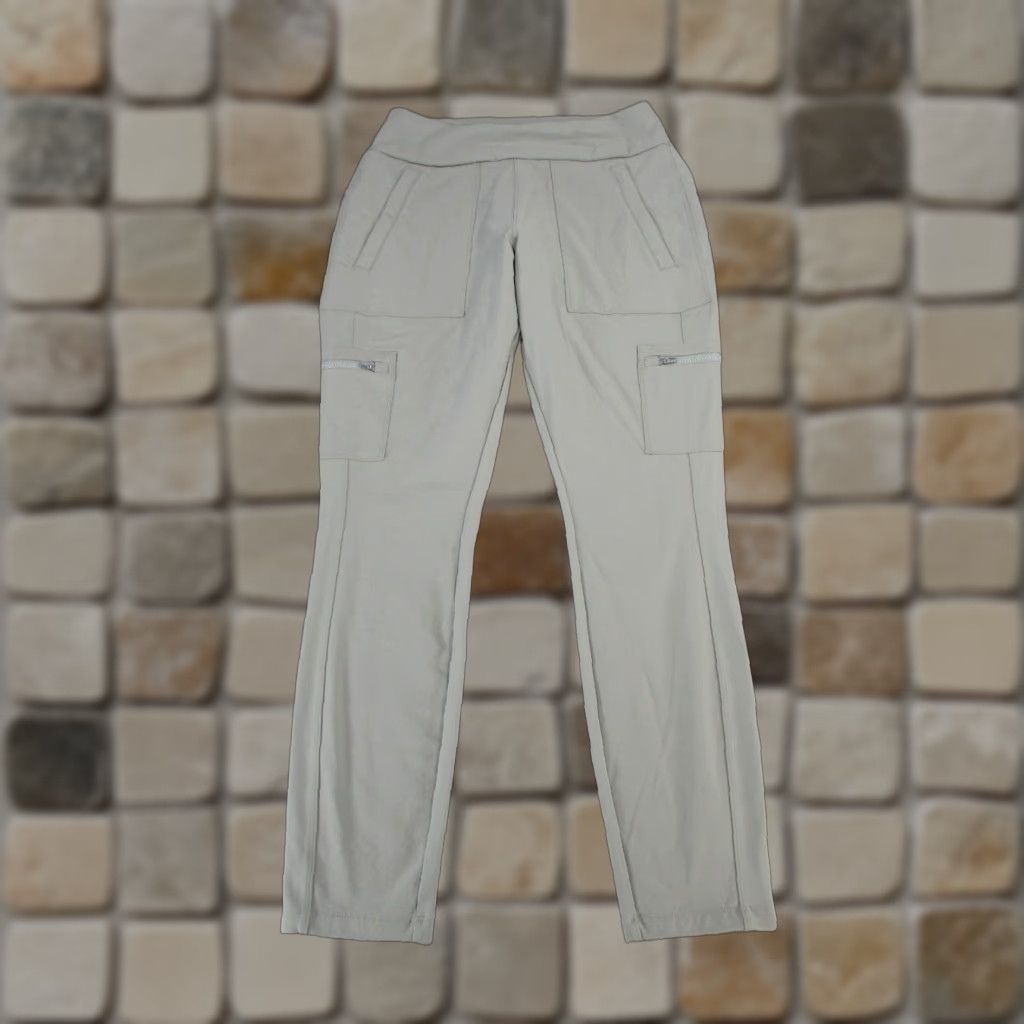 Athleta Athleta Pants Womens 6 Gray High Rise Cargo Tights Athleisure City Activewear 90s? Size 28" / US 6 / IT 42 - 1 Thumbnail