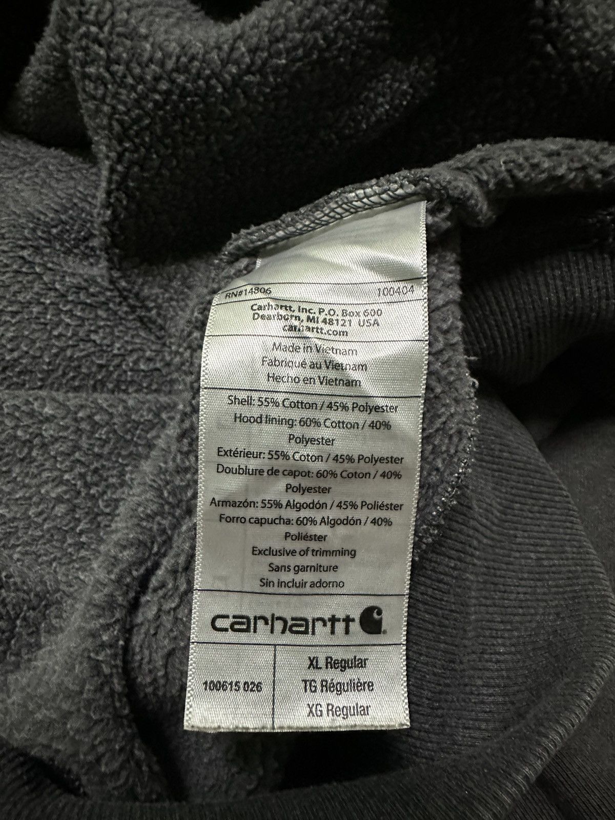 Carhartt Carhartt plain pullover hoodie Size US XL / EU 56 / 4 - 5 Thumbnail
