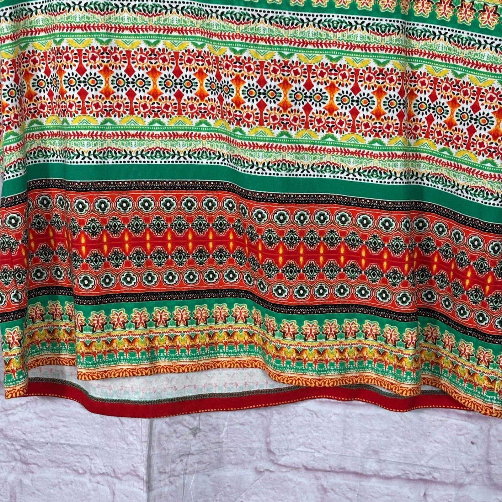 Other Rafaella Women's Multicolor Short Sleeve Shirt Size 2X NWT Size XXL / US 16-18 / IT 52-54 - 3 Thumbnail