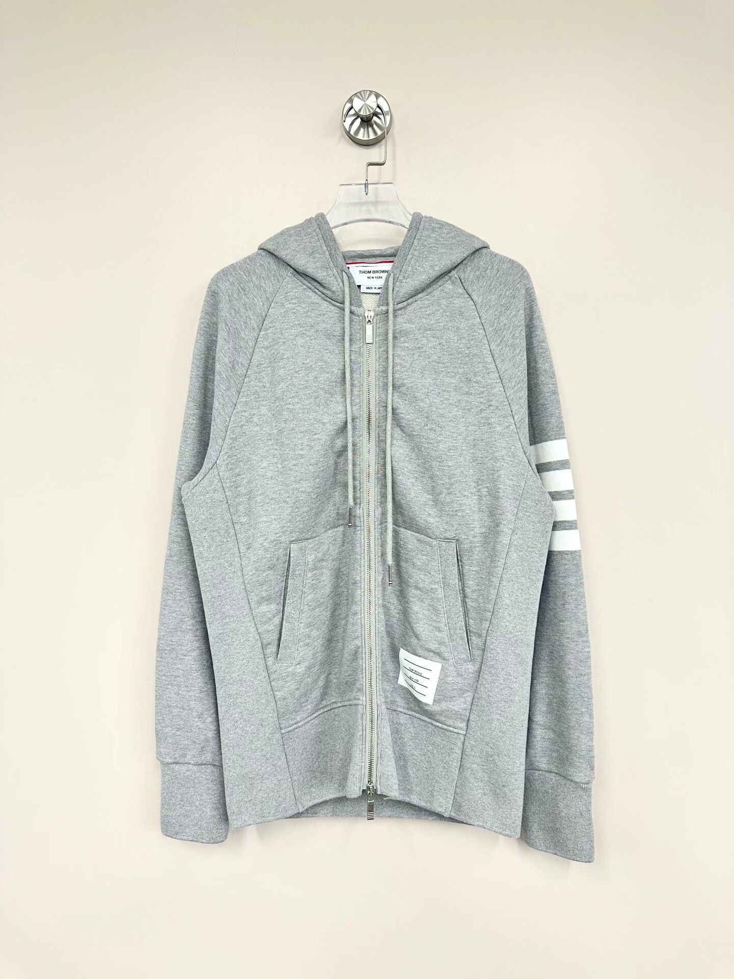Thom Browne Thom Browne Gray Classic Hoodie Size US L / EU 52-54 / 3 - 1 Thumbnail