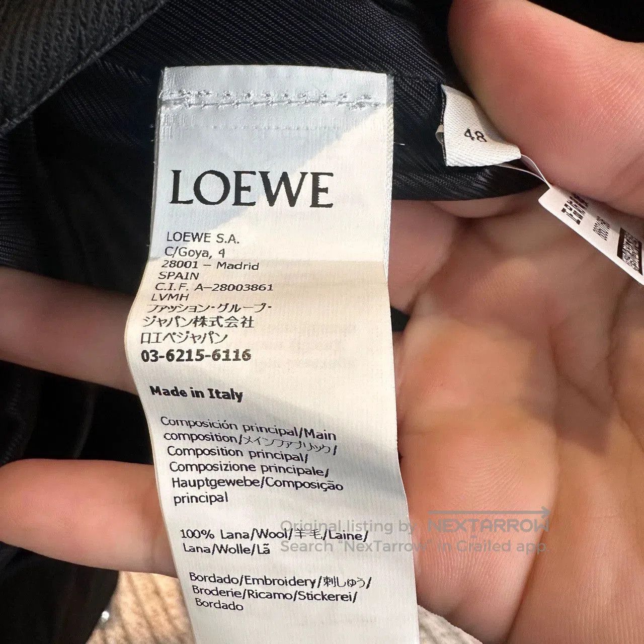 Loewe new black cotton puffer jacket by Loewe. Size US L / EU 52-54 / 3 - 4 Thumbnail