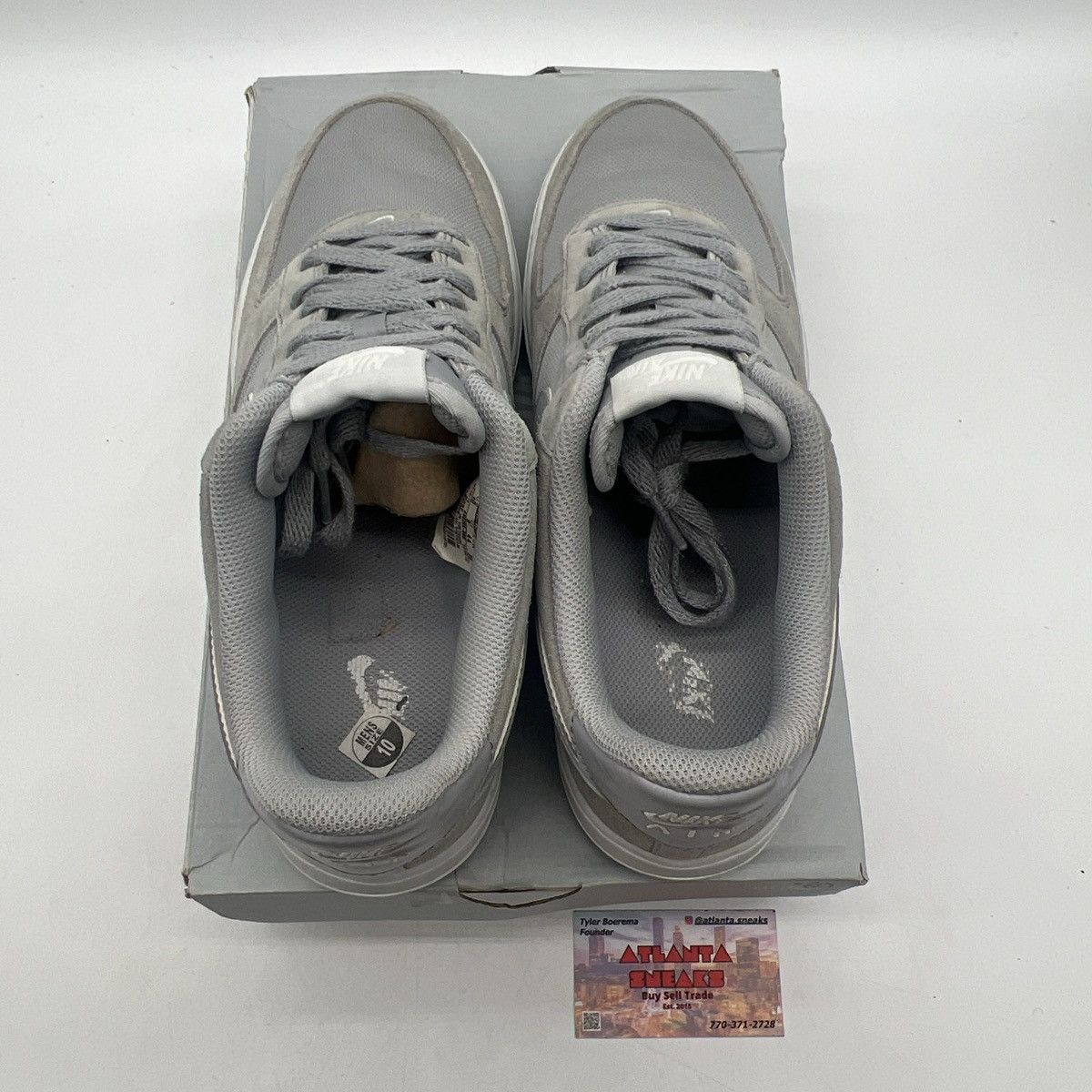 Nike Air Force 1 low wolf grey Size US 10 / EU 43 - 7 Thumbnail