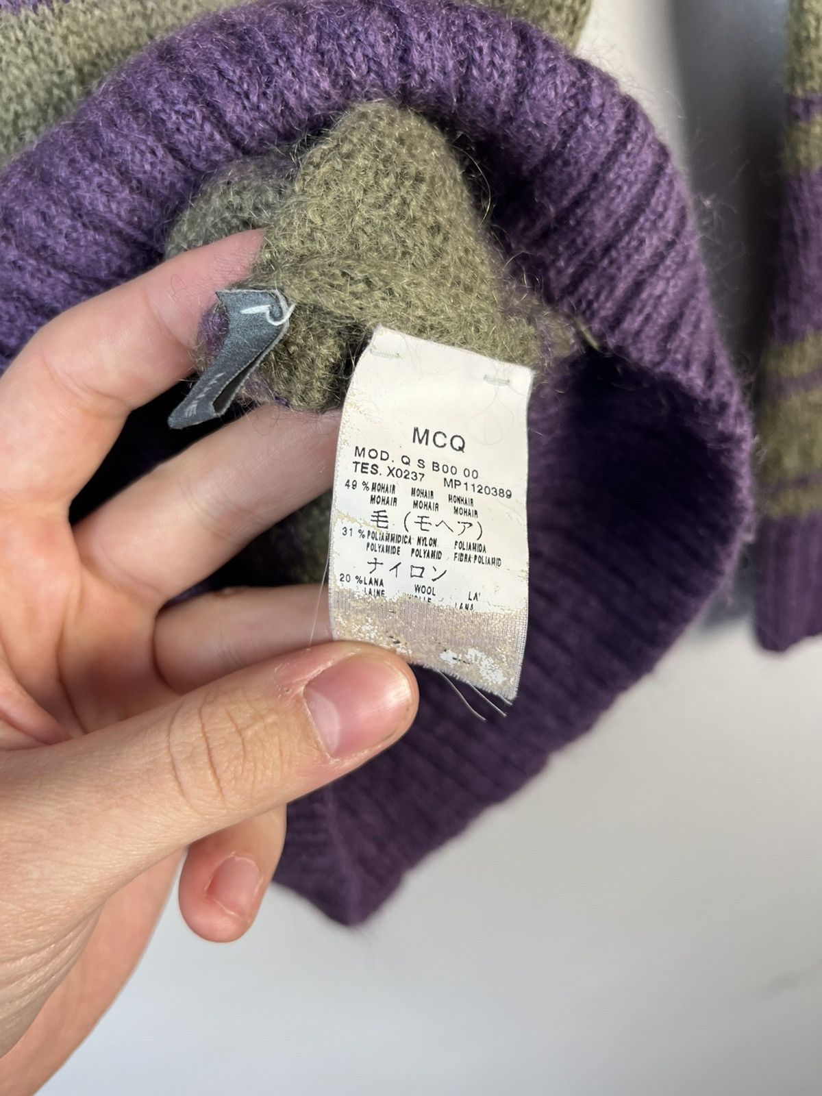 Alexander McQueen × McQ Alexander McQueen Alexander McQueen MCQ Luxury Mohair & Wool Sweater Italy Size XS / US 0-2 / IT 36-38 - 11 Thumbnail