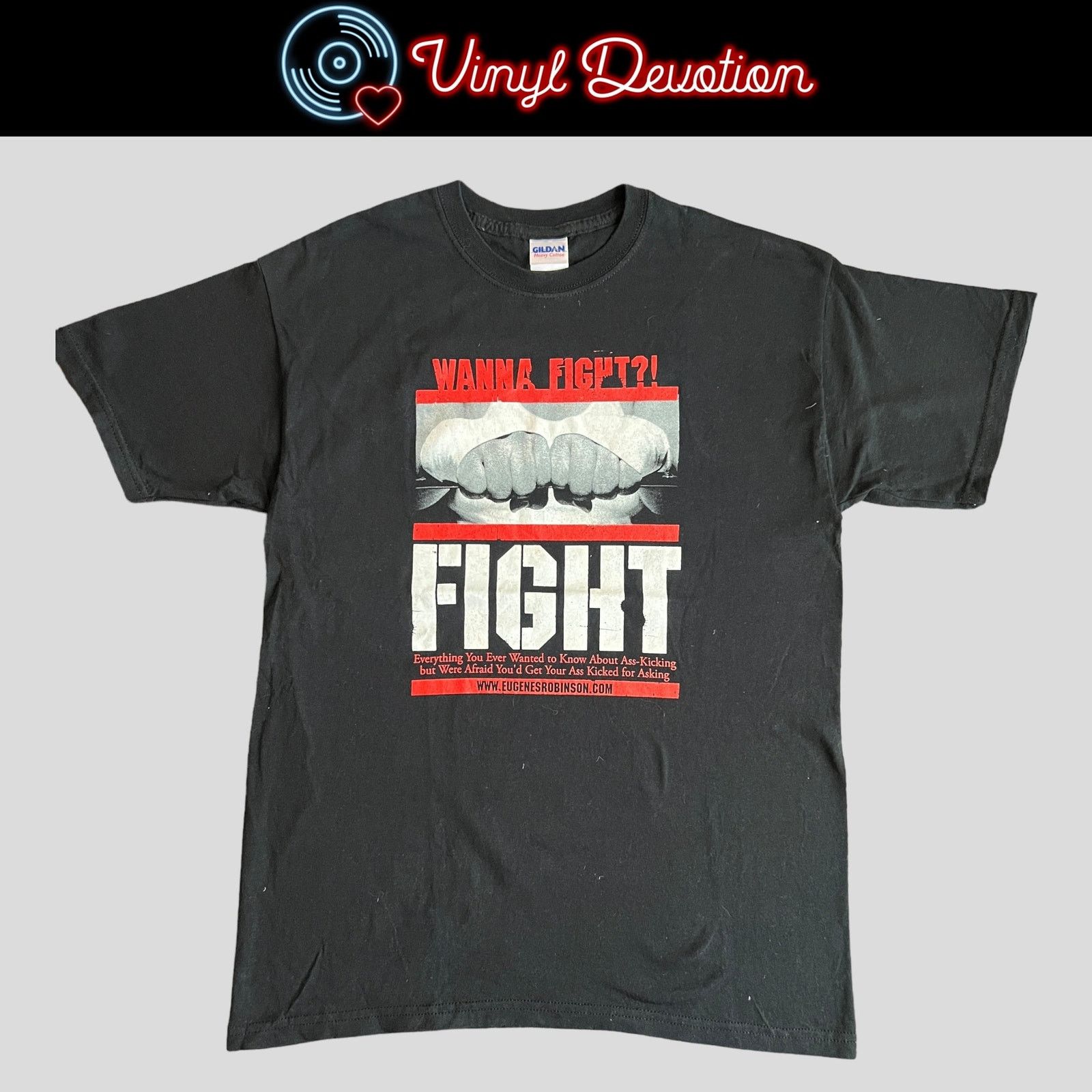 Gildan Eugene Robinson - Fight Book T-Shirt Size M Oxbow Hydra Head Size US M / EU 48-50 / 2 - 1 Thumbnail