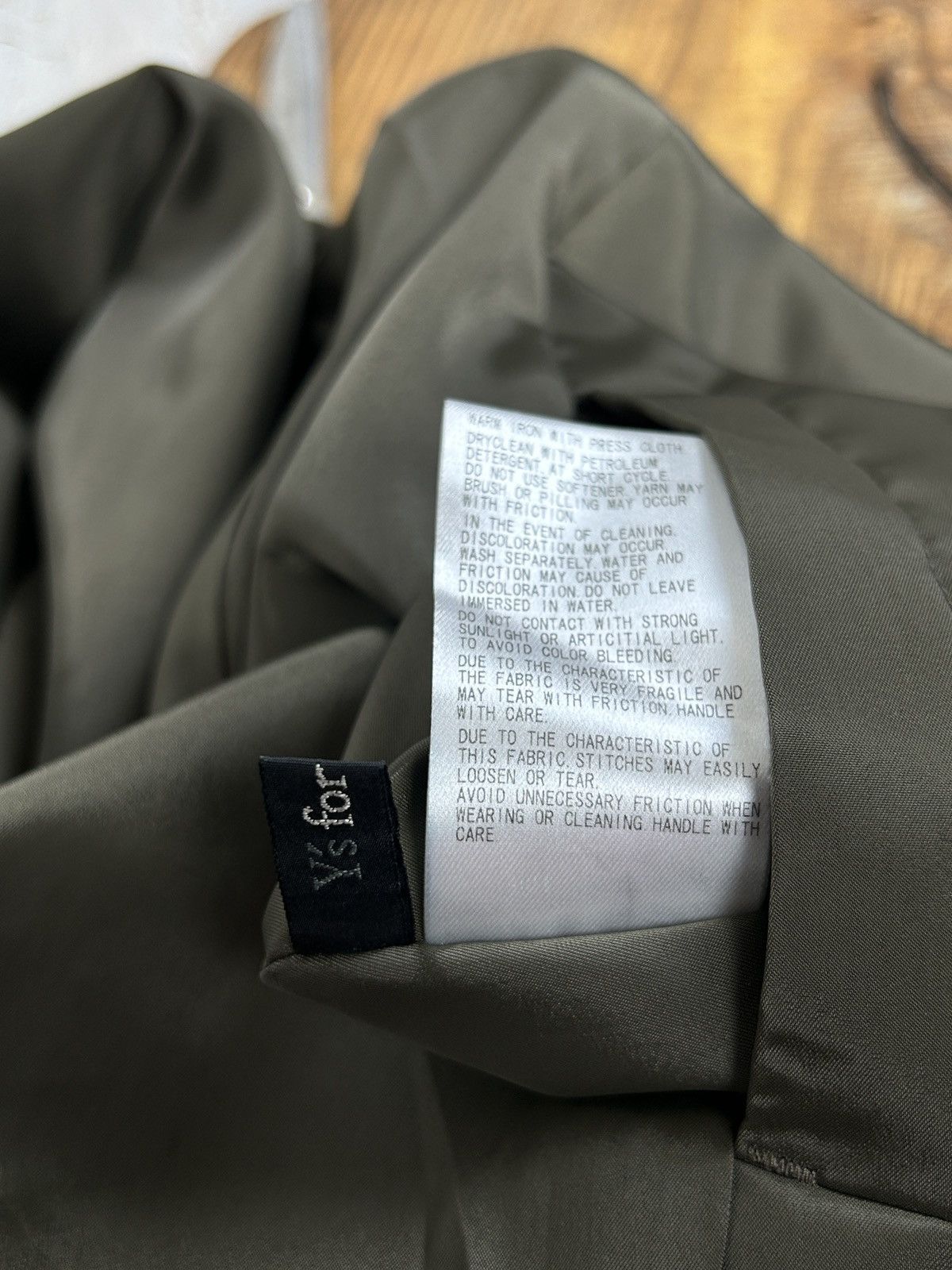 Yohji Yamamoto Y'S For Living by Yohji Yamamoto Reversible Light Jacket Size L / US 10 / IT 46 - 20 Thumbnail