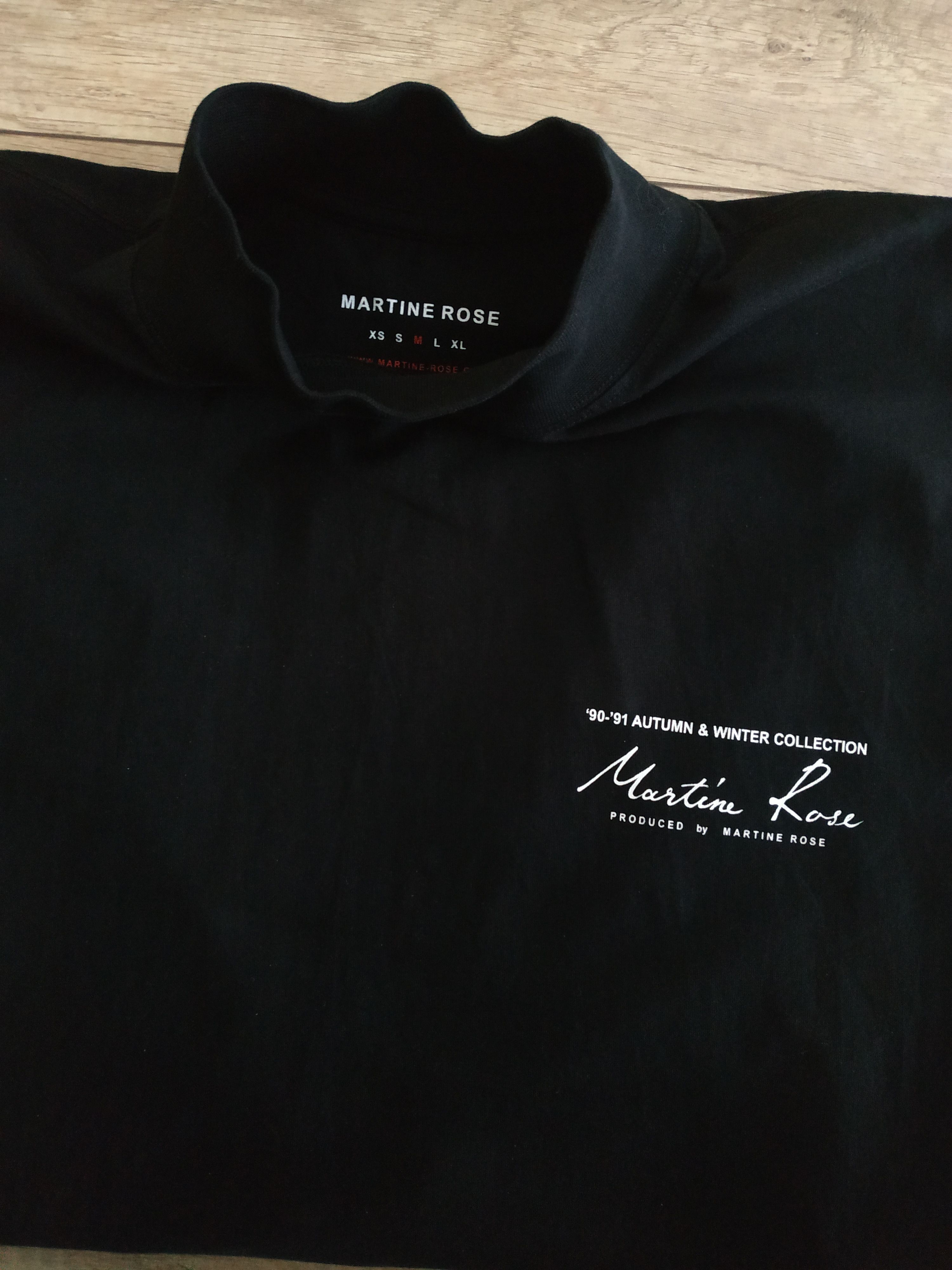 Martine Rose Martine Rose Mock Neck Men's Longsleeve-T-shirt, s. MEDIUM Size US M / EU 48-50 / 2 - 8 Thumbnail