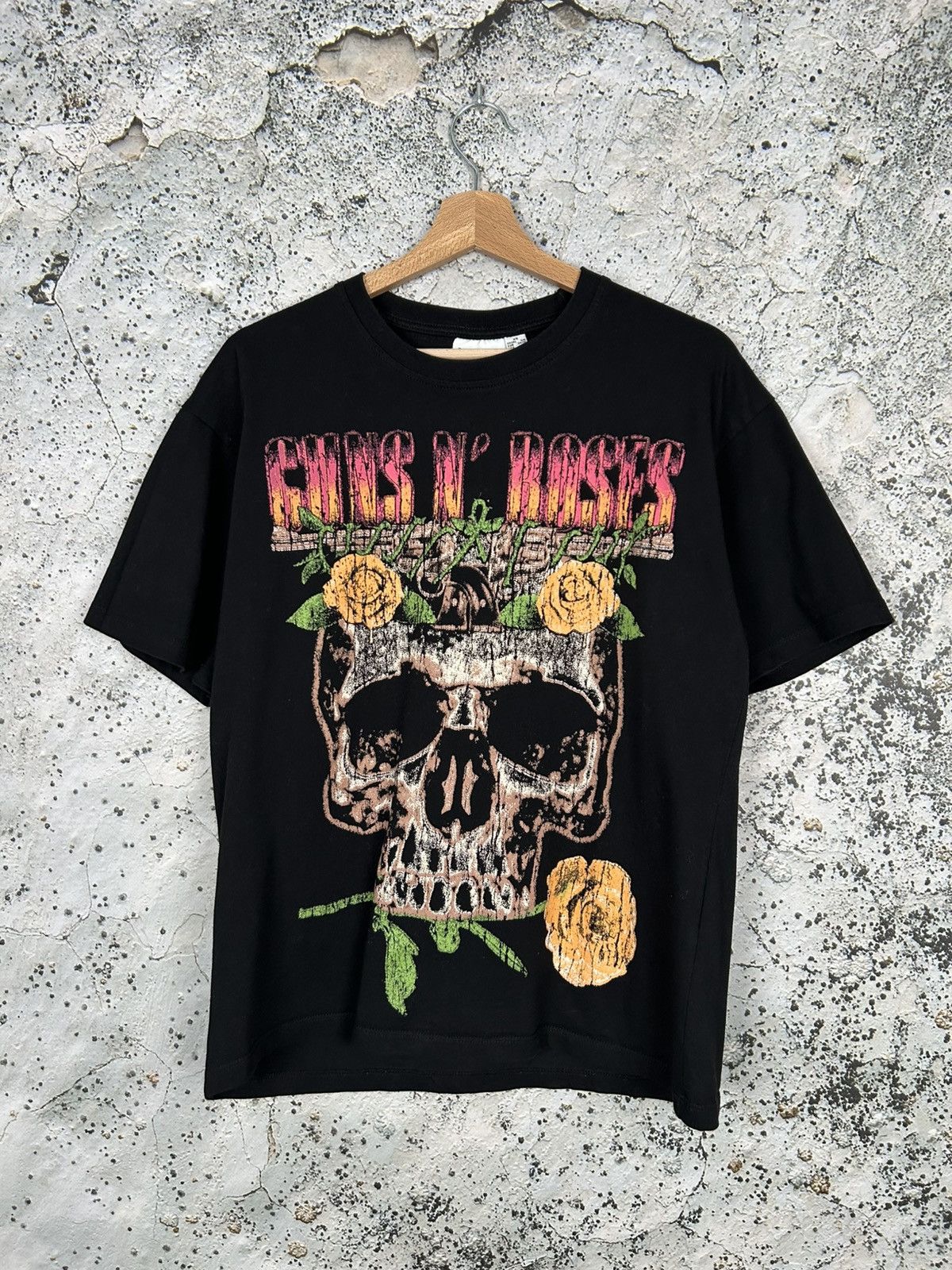Guns N Roses Rock Band Tee Tour Metal Graphic