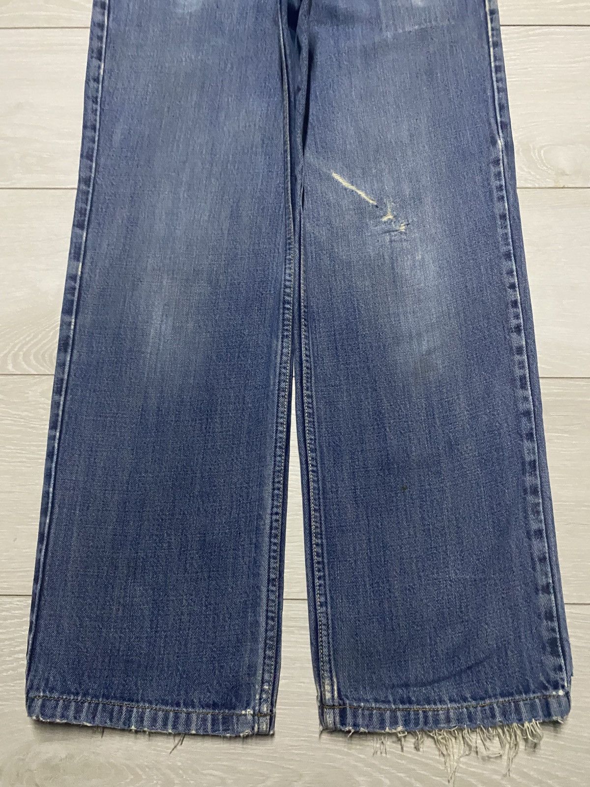 Levi's Made & Crafted Vintage Levis Signature Blue Wash Distressed Loose Jeans Size US 29 - 5 Thumbnail