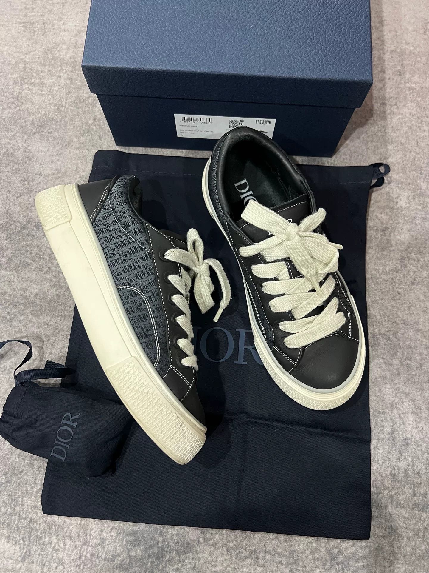 Dior Dior B33 Monogram Print Sneakers Size US 8 / EU 41 - 1 Thumbnail