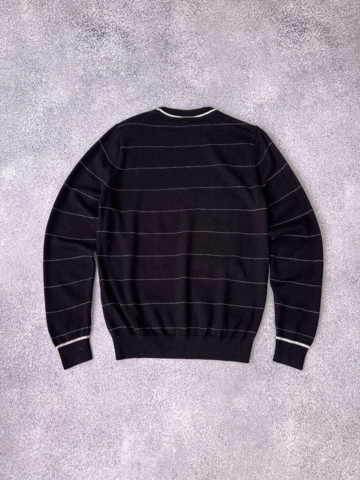 Lacoste × Vintage Vintage Lacoste Sport Striped Sweater Size US M / EU 48-50 / 2 - 9 Thumbnail