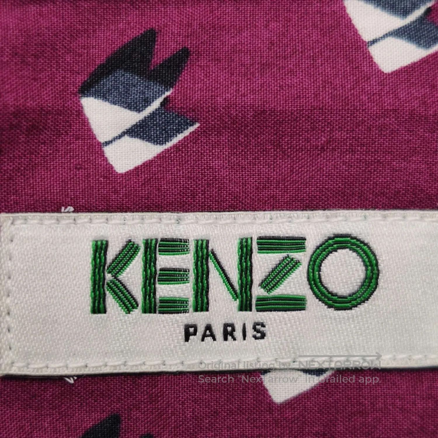 Kenzo Kenzo Cotton Patterned Button-Down Shirt L/41. Size US L / EU 52-54 / 3 - 5 Thumbnail