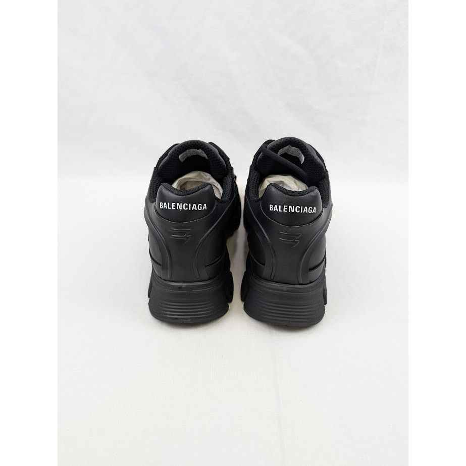 Balenciaga o1rshd1 Nappa Silk Phantom Sneakers in Black Size US 12 / EU 45 - 19 Thumbnail