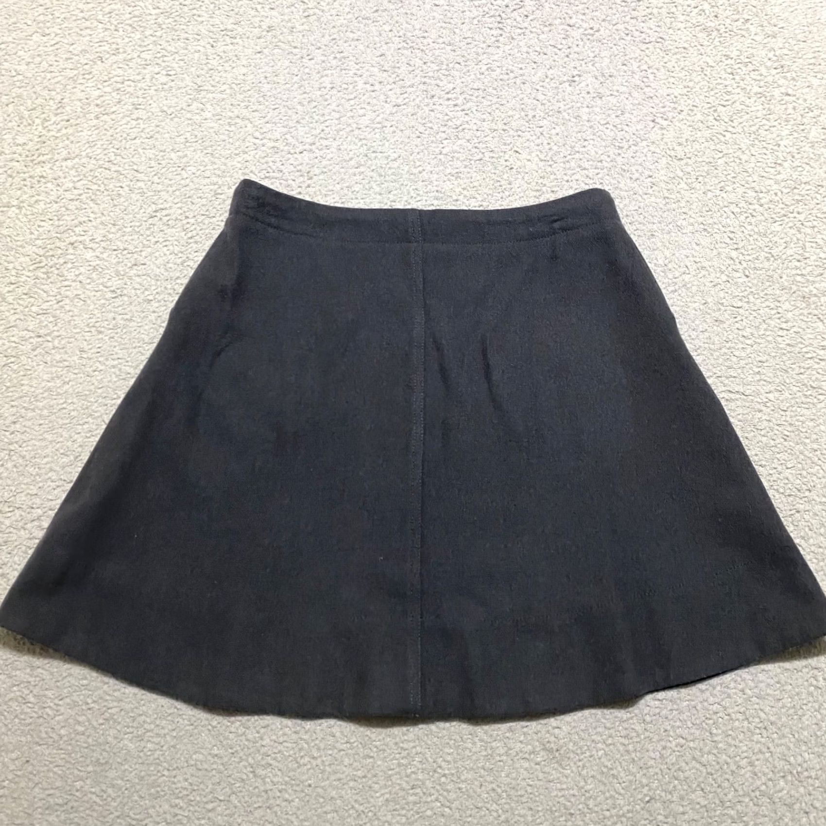J.Crew J. Crew Skirt Womens sz 6 Gray Wool Blend A-Line Mini Button Pockets Size 28" / US 6 / IT 42 - 2 Thumbnail