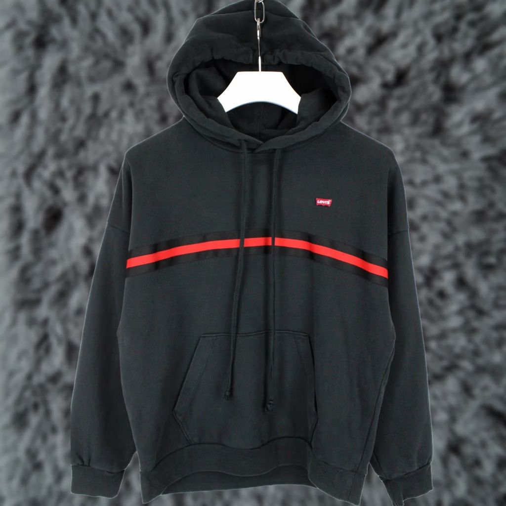 Levi's LEVI'S Hoodie Women's XS Pullover Kangaroo Pocket Black Size XS / US 0-2 / IT 36-38 - 1 Thumbnail