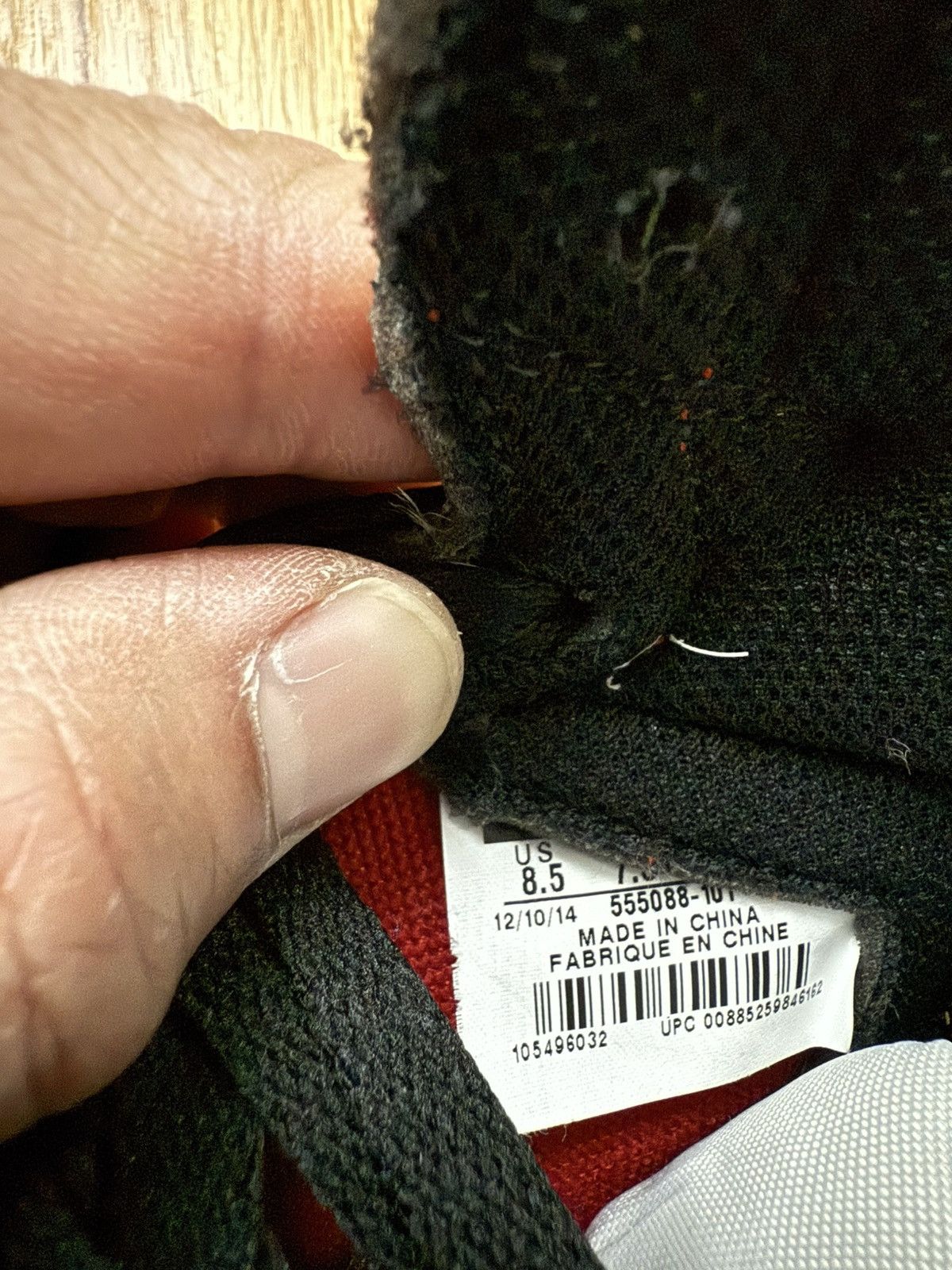 Jordan Brand × Nike Air Jordan 1 High chicago 2015 (size 8.5) Size US 8.5 / EU 41-42 - 7 Thumbnail