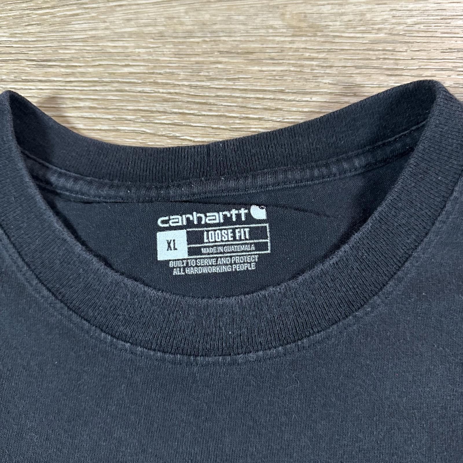 Carhartt Carhartt Menswear Long Sleeve T-Shirt XL Black Loose Fit Size US XL / EU 56 / 4 - 4 Thumbnail
