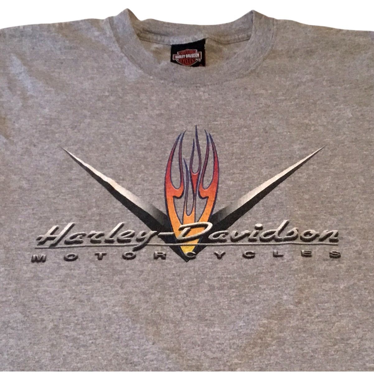 Harley Davidson Harley Davidson T-Shirt Gray Fenwick Ontario Canada Large Size US L / EU 52-54 / 3 - 5 Thumbnail