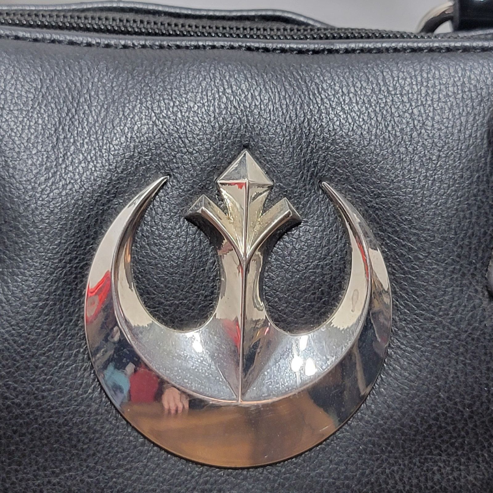 Star Wars Star Wars Black & Green Purse w/ Rebel Alliance Emblem Size ONE SIZE - 4 Thumbnail