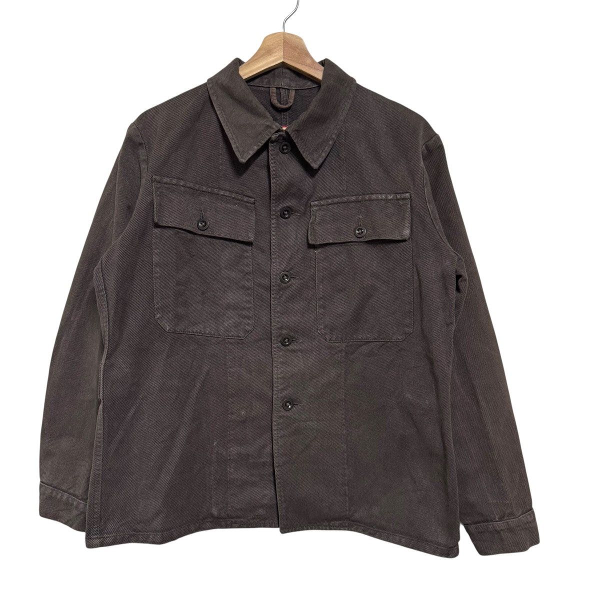 Vintage Vintage Swiss Army Worker Jacket Reworked Size US M / EU 48-50 / 2 - 2 Thumbnail