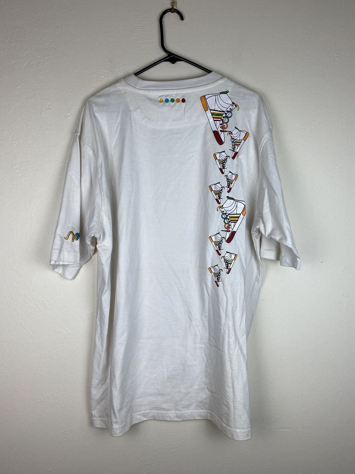 Coogi × Vintage NWT Brand New Coogi Shoes Embroidered T shirt Tee White y2k Size US L / EU 52-54 / 3 - 9 Thumbnail