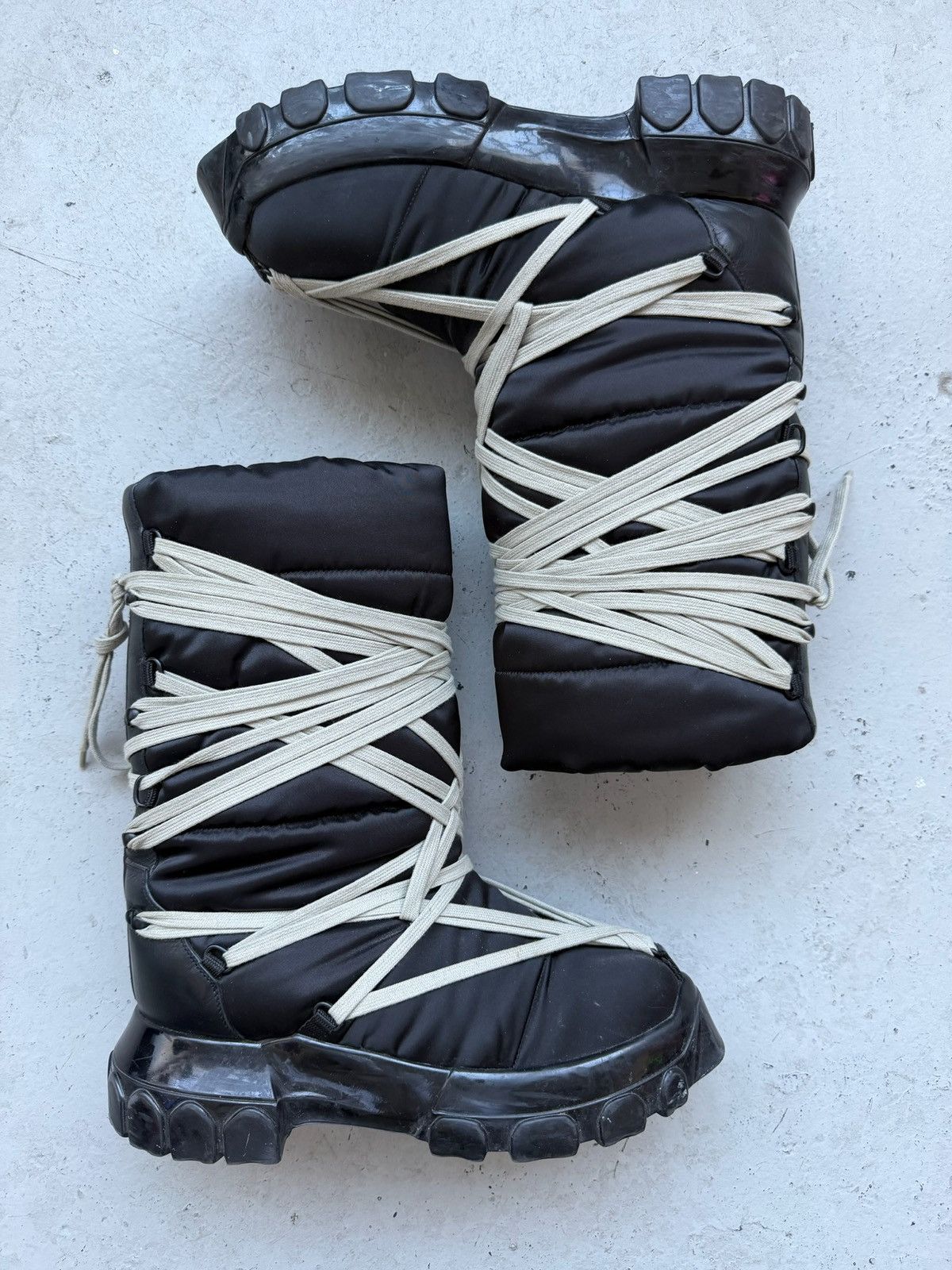 Rick Owens Rick Owens Megalace Lunar Boots Size US 7 / EU 40 - 1 Thumbnail