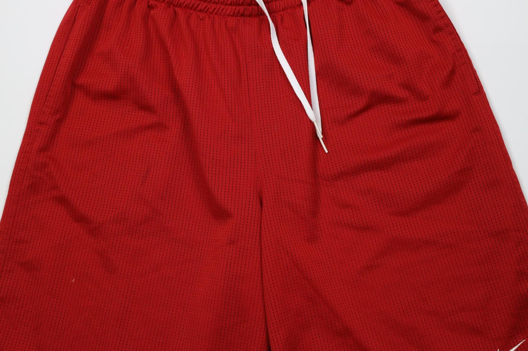 Nike Vintage Y2K Nike Mini Swoosh Mesh Basketball Shorts Red Size US 34 / EU 50 - 3 Thumbnail