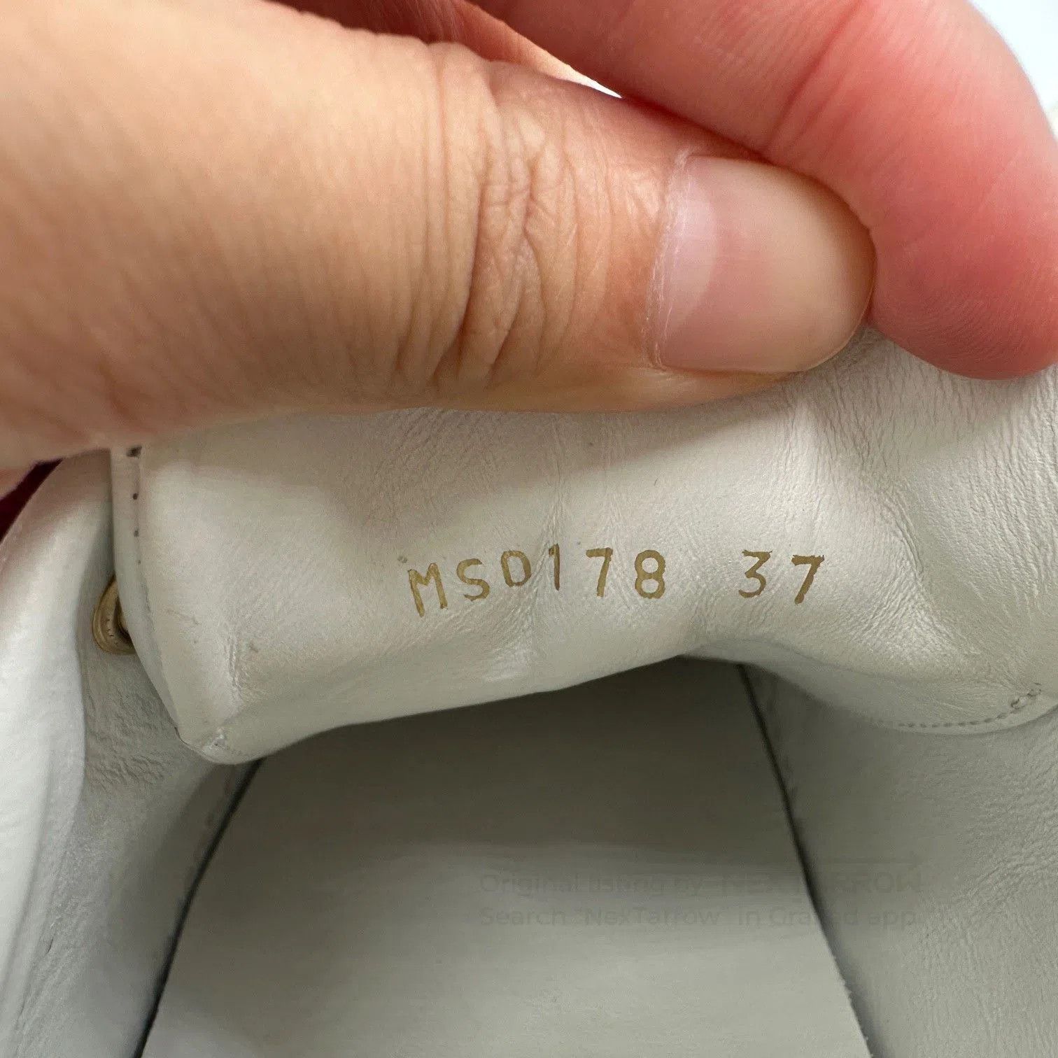 Louis Vuitton LV Red Pink Mink Fur White Sneakers. Size US 6 / IT 36 - 6 Thumbnail