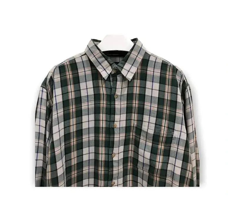 Flannel × Vintage Vintage Cantebury Wood Plaid Tartan Flannel Shirt 👕 Size US L / EU 52-54 / 3 - 2 Thumbnail