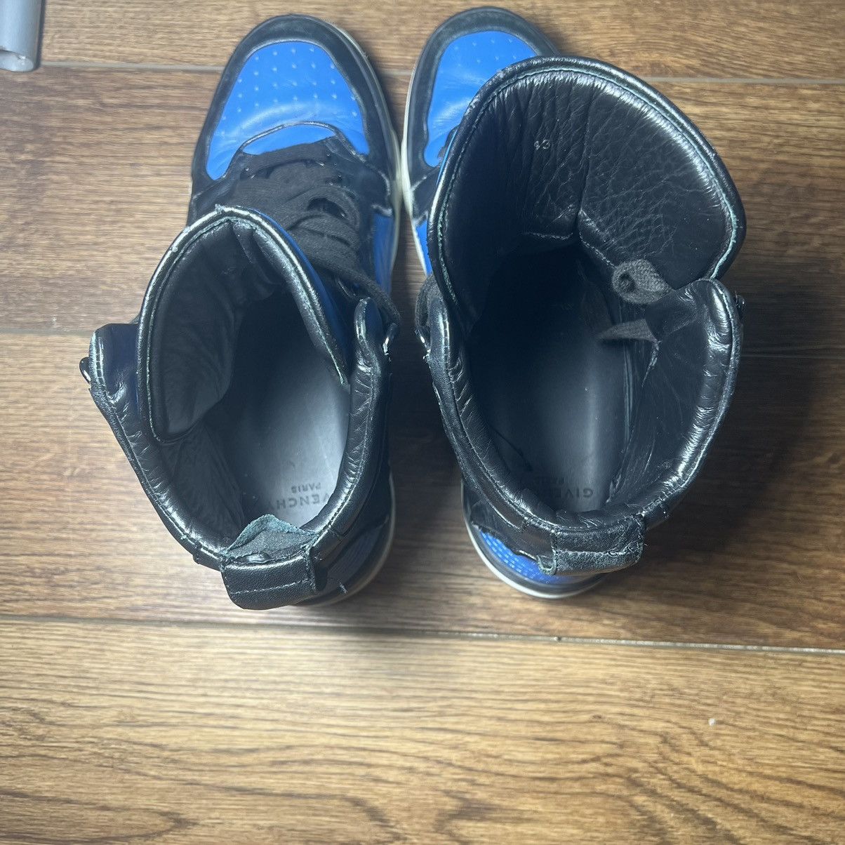 Givenchy 2014 Givenchy Blue & Black Hi-Top Sneakers Size US 10.5 / EU 43-44 - 5 Thumbnail