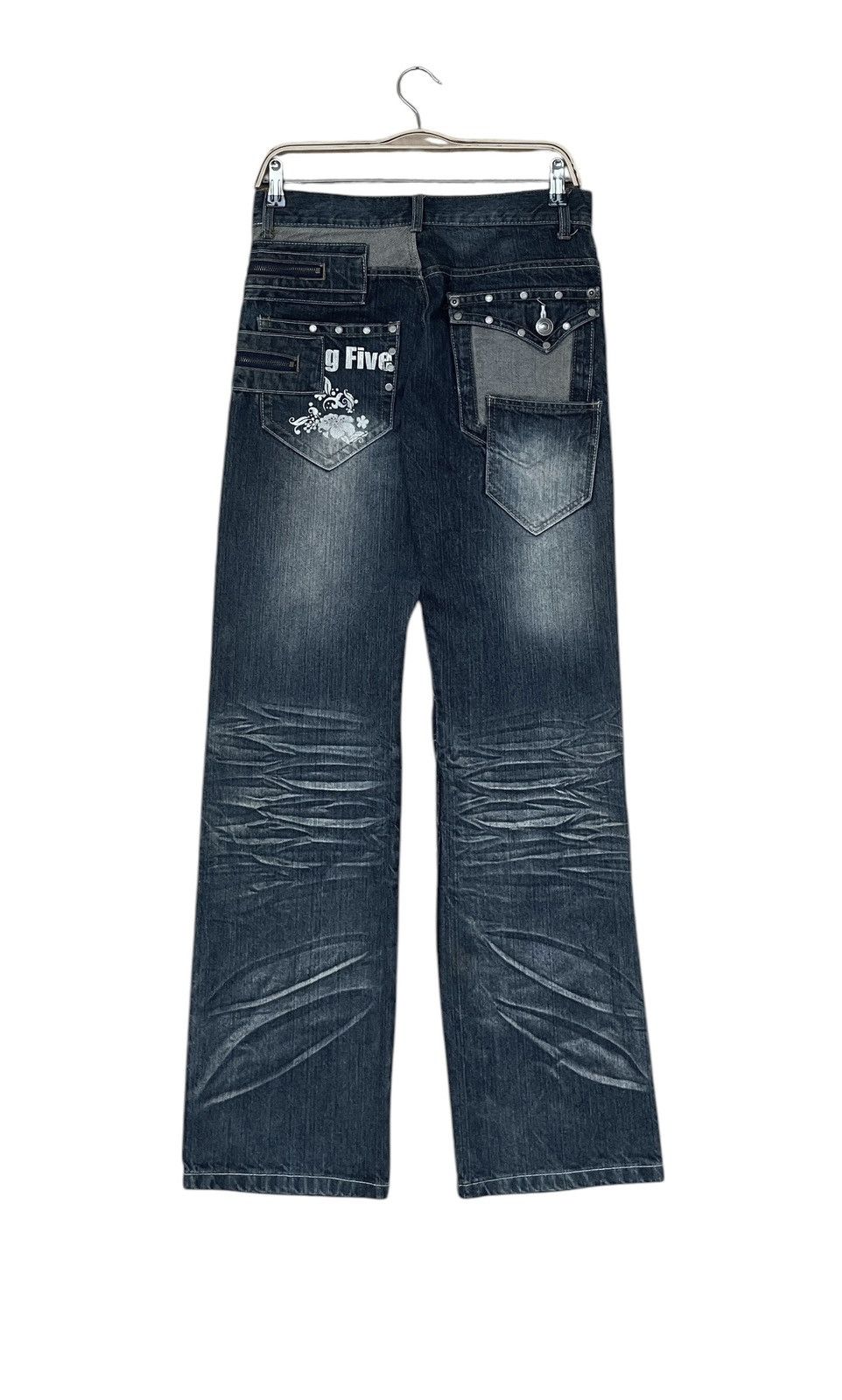 If Six Was Nine × Japanese Brand × Vintage Vintage Japanese Brand Paddling Tactical Jeans 2000s Size US 31 - 2 Thumbnail