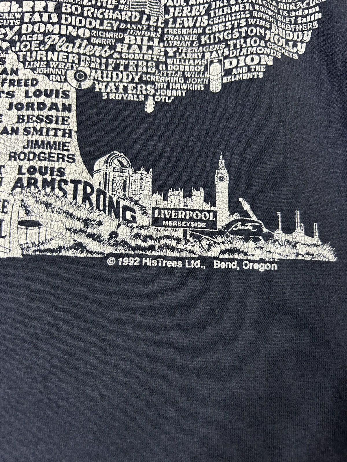 Band Tees × Vintage Vintage 1992 Family Tree of Rock n Roll Size US S / EU 44-46 / 1 - 3 Thumbnail