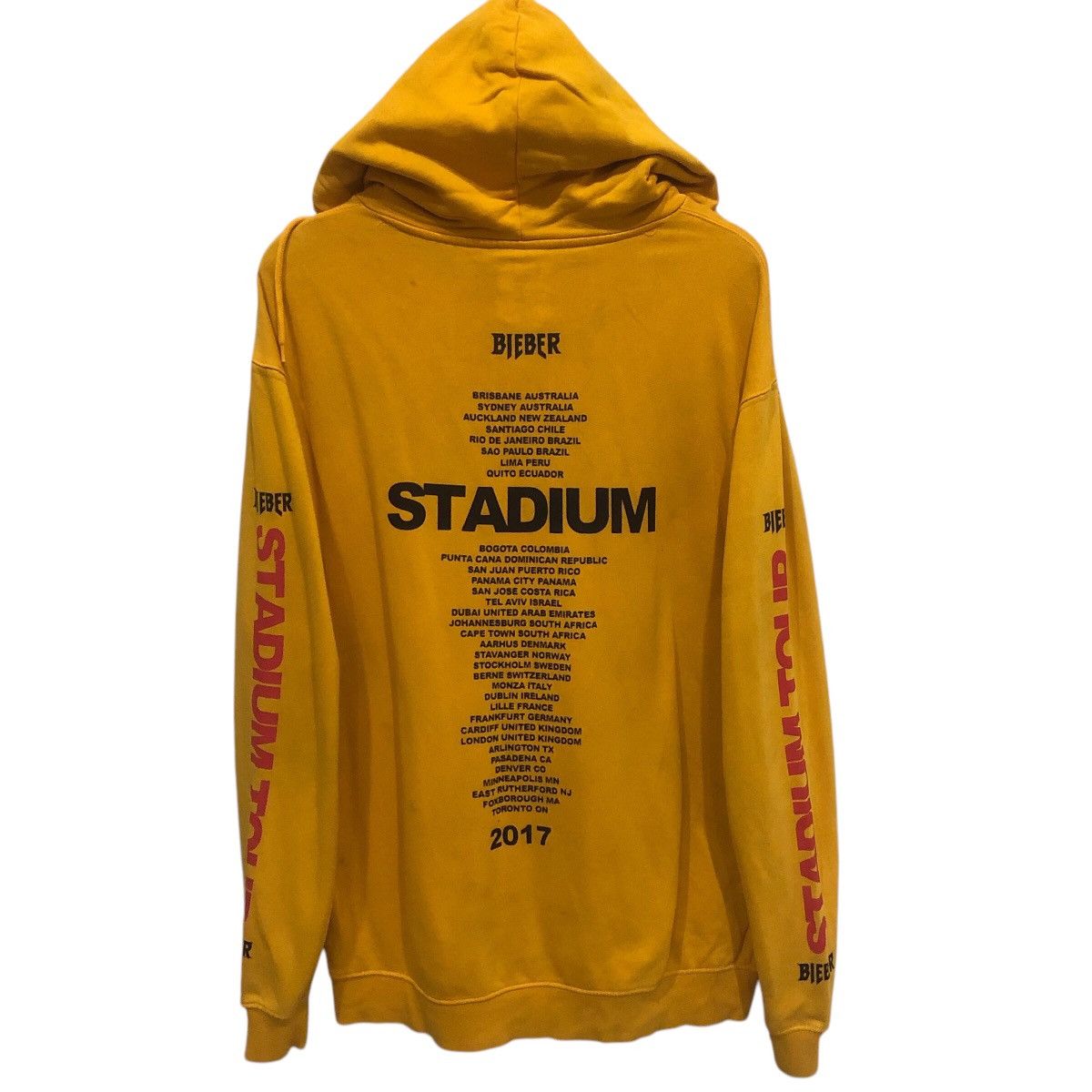 Band Tees × H&M 2017 Justin Bieber Stadium Tour Hodie Size US M / EU 48-50 / 2 - 6 Thumbnail