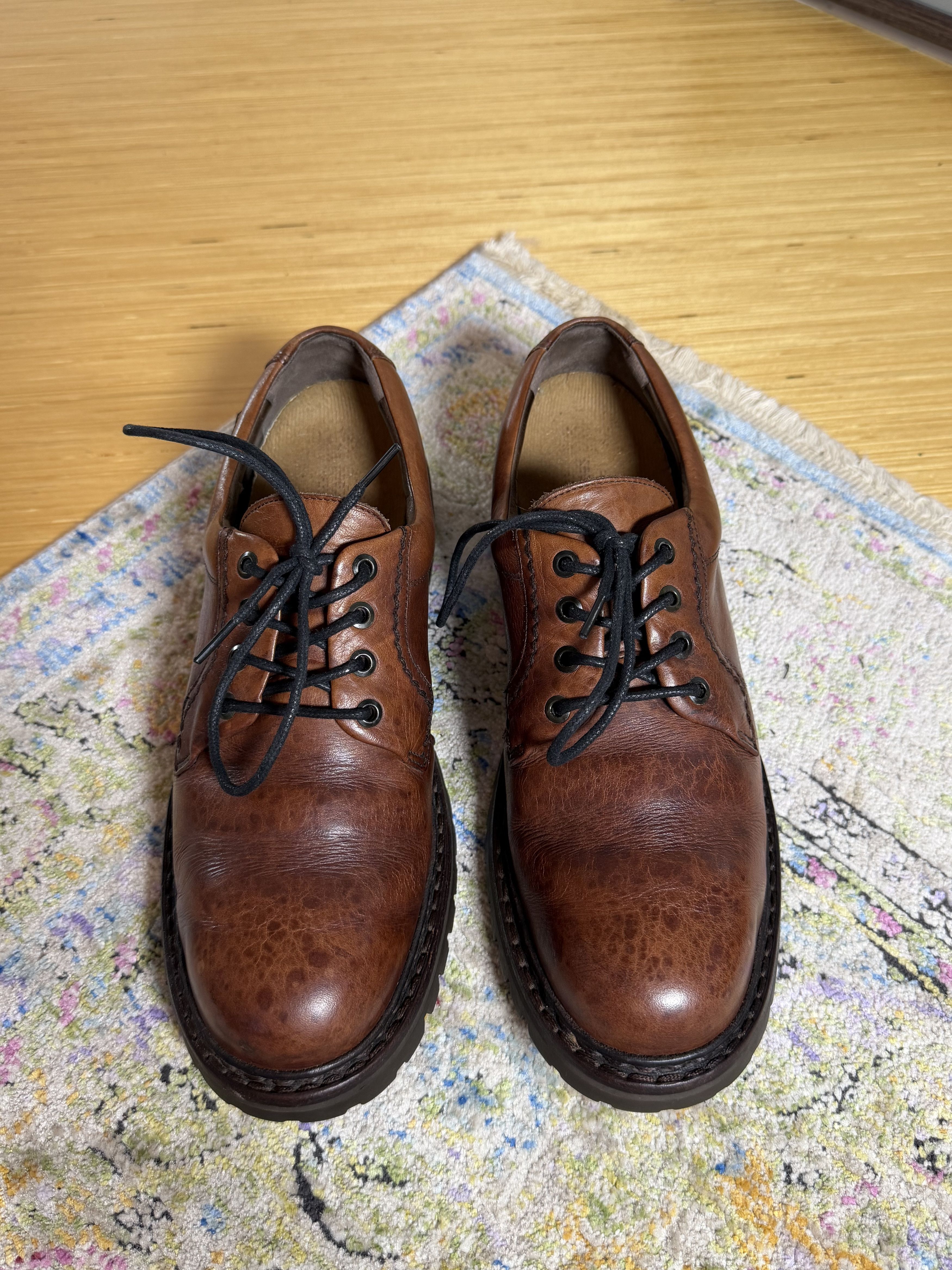 Mephisto MEPHISTO EDDY Men's Shoes Dark Brown Leather Smooth Size US 11 / EU 44 - 1 Thumbnail